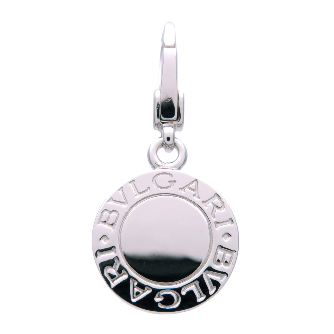 BVLGARI Bvlgari Bvlgari Onyx Pendant Top Charm K18WG 750WG Used