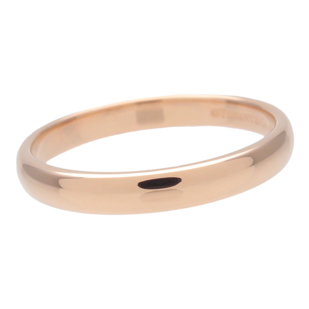 Tiffany&Co. Clasic Band Ring K18PG 750PG RoseGold US7.5 EU55 Used