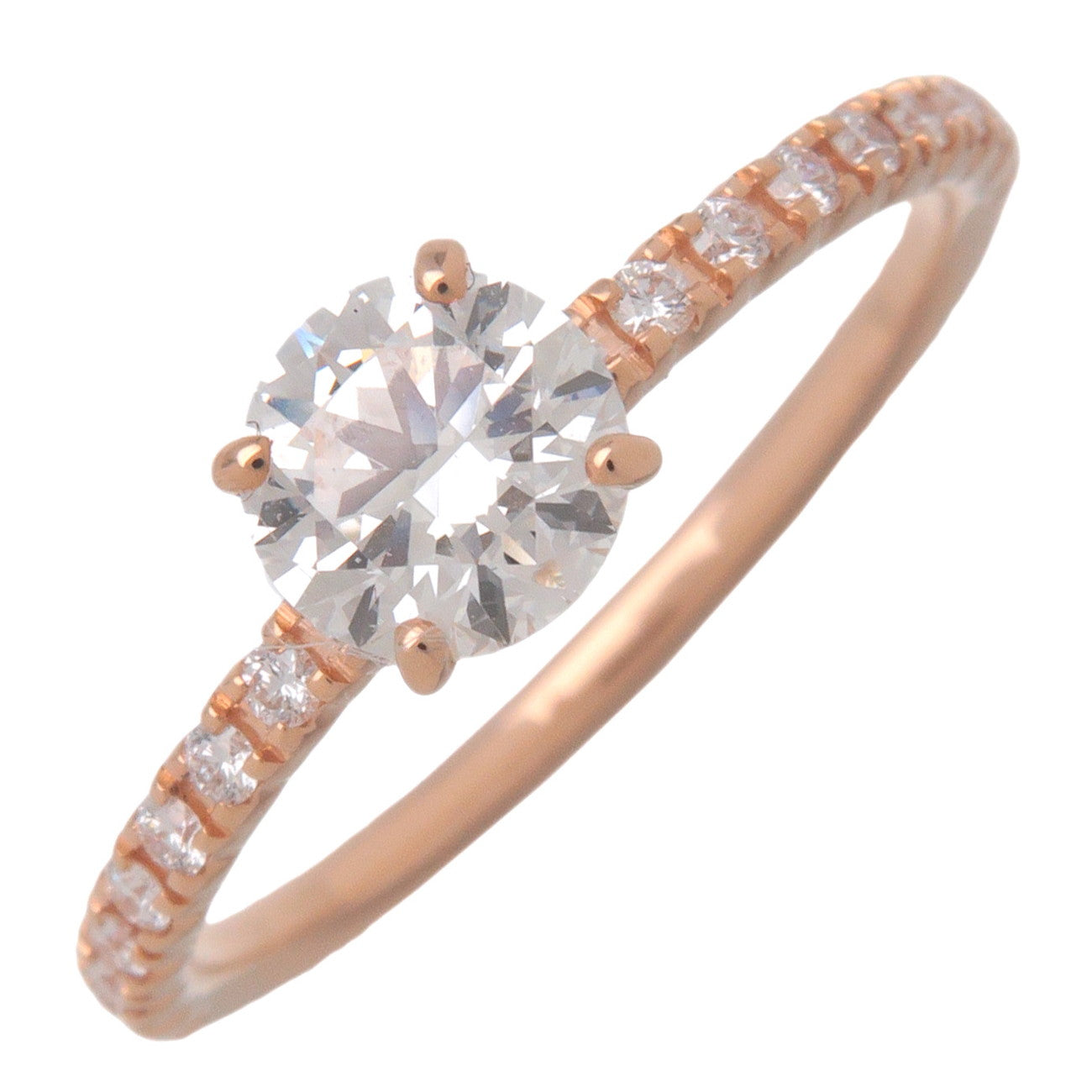 Cartier-Etincelle-Half-Eternity-1P-Diamond-Ring-0.41ct-K18PG-US3.5