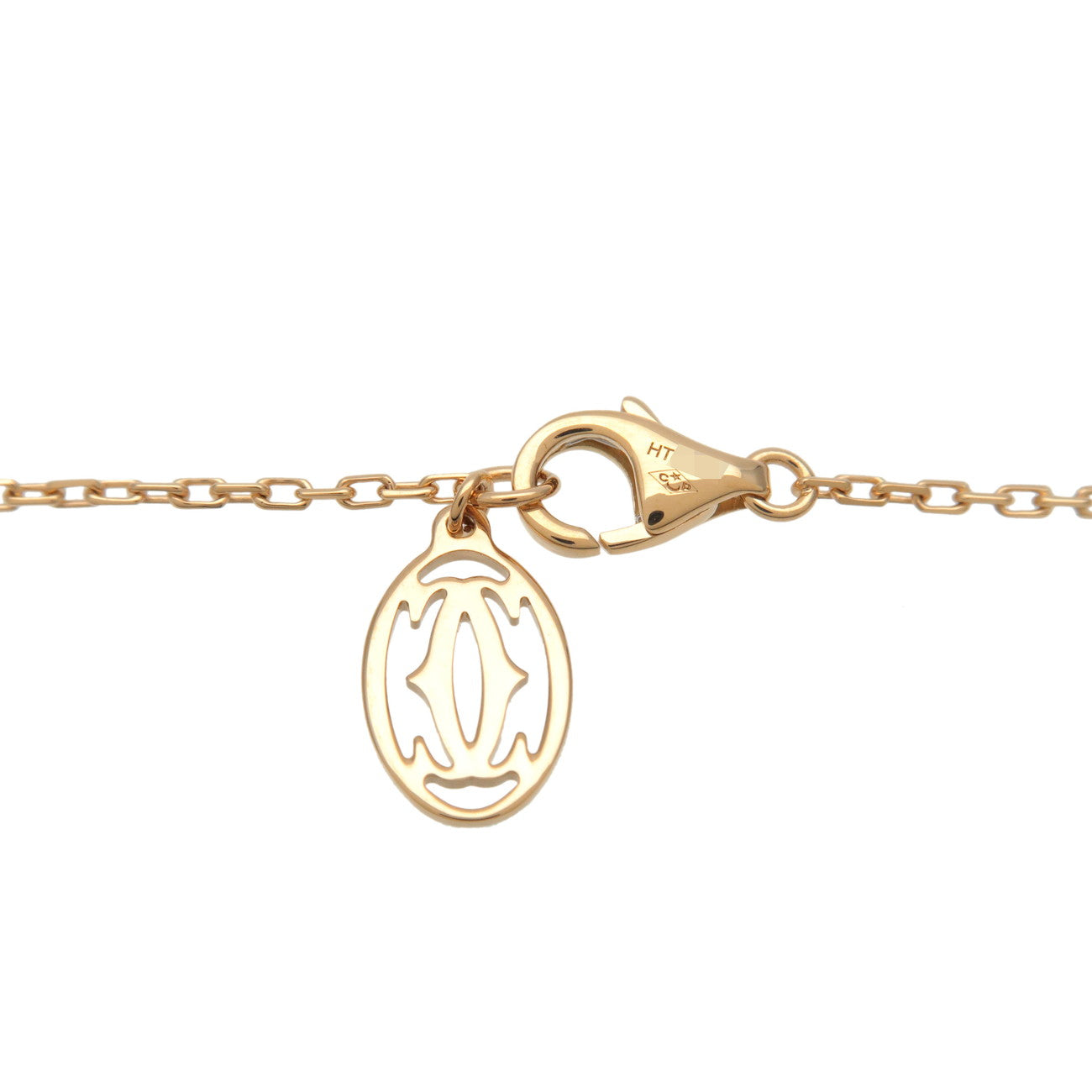 Cartier D'amour 1P Diamond Necklace SM 0.09ct K18 750YG Yellow Gold Used