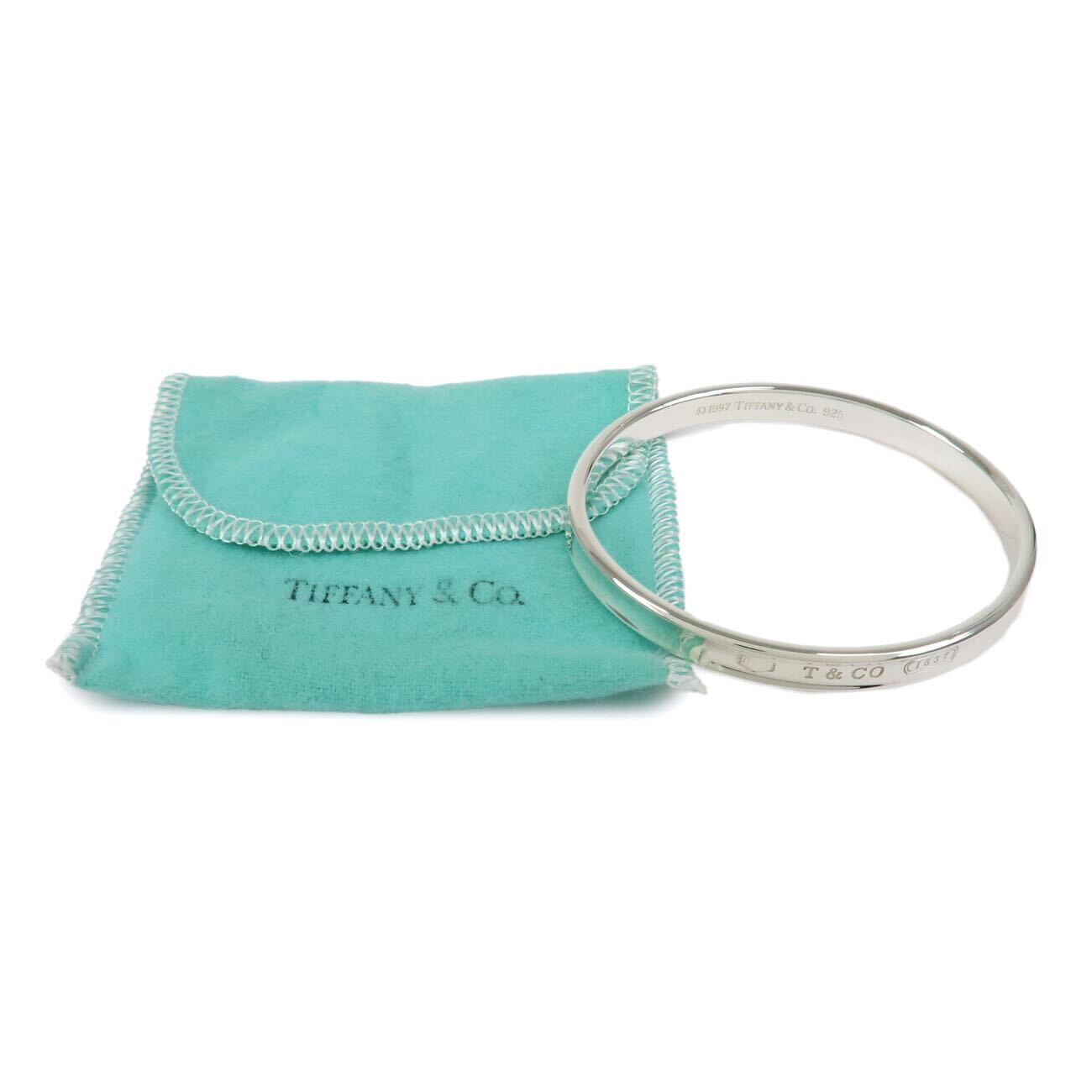 Tiffany & Co 1837 Narrow Bangle Bracelet SV925 Silver