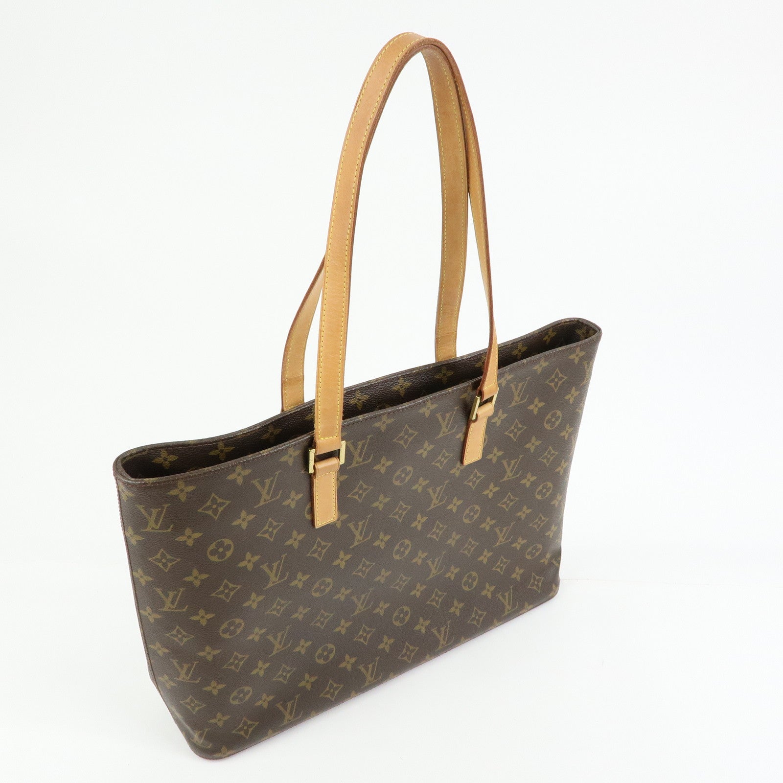 Louis Vuitton Monogram Luco Tote Bag Shoulder Bag Brown M51155
