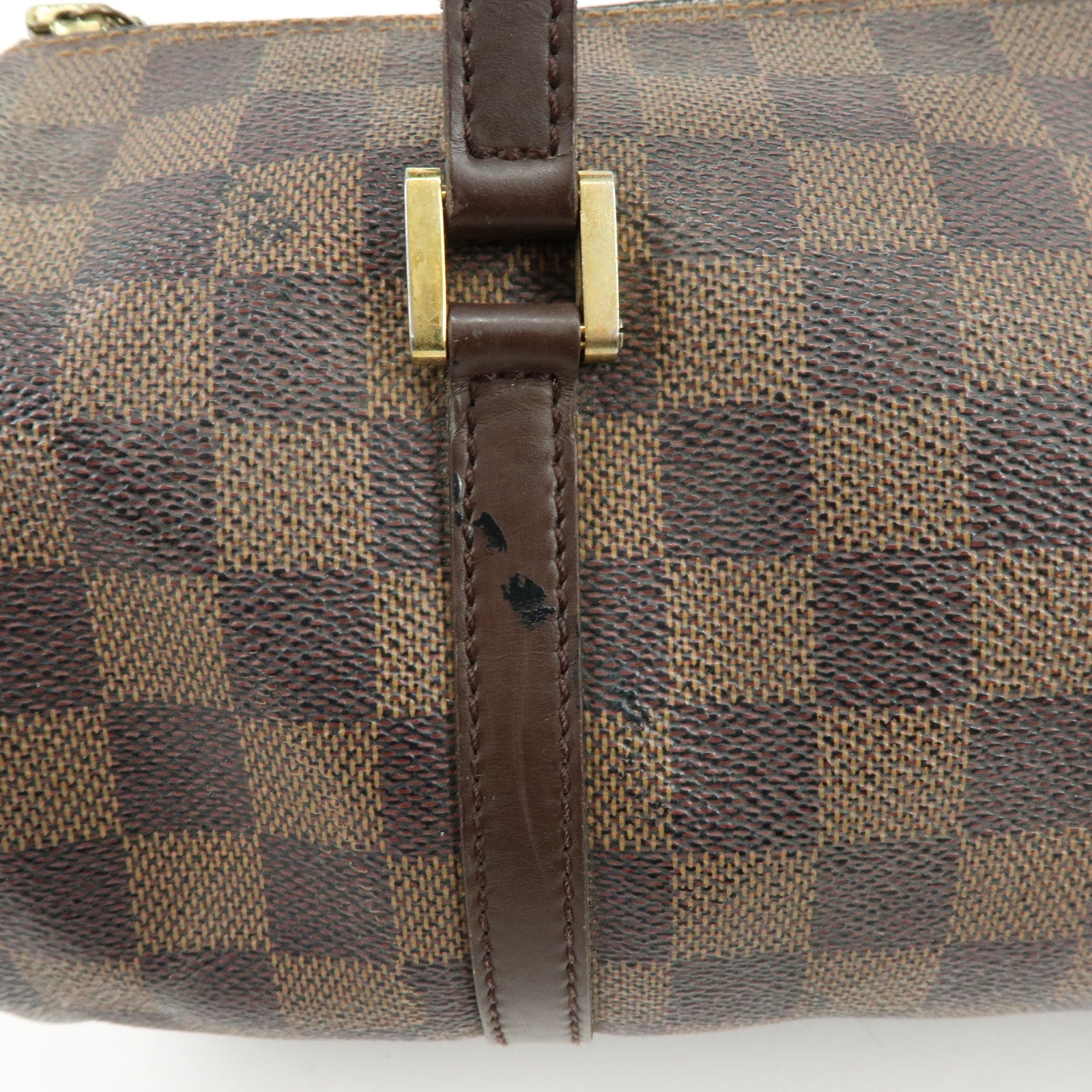 Louis Vuitton Damier Ebene Papillon 30 Hand Bag Brown N51303