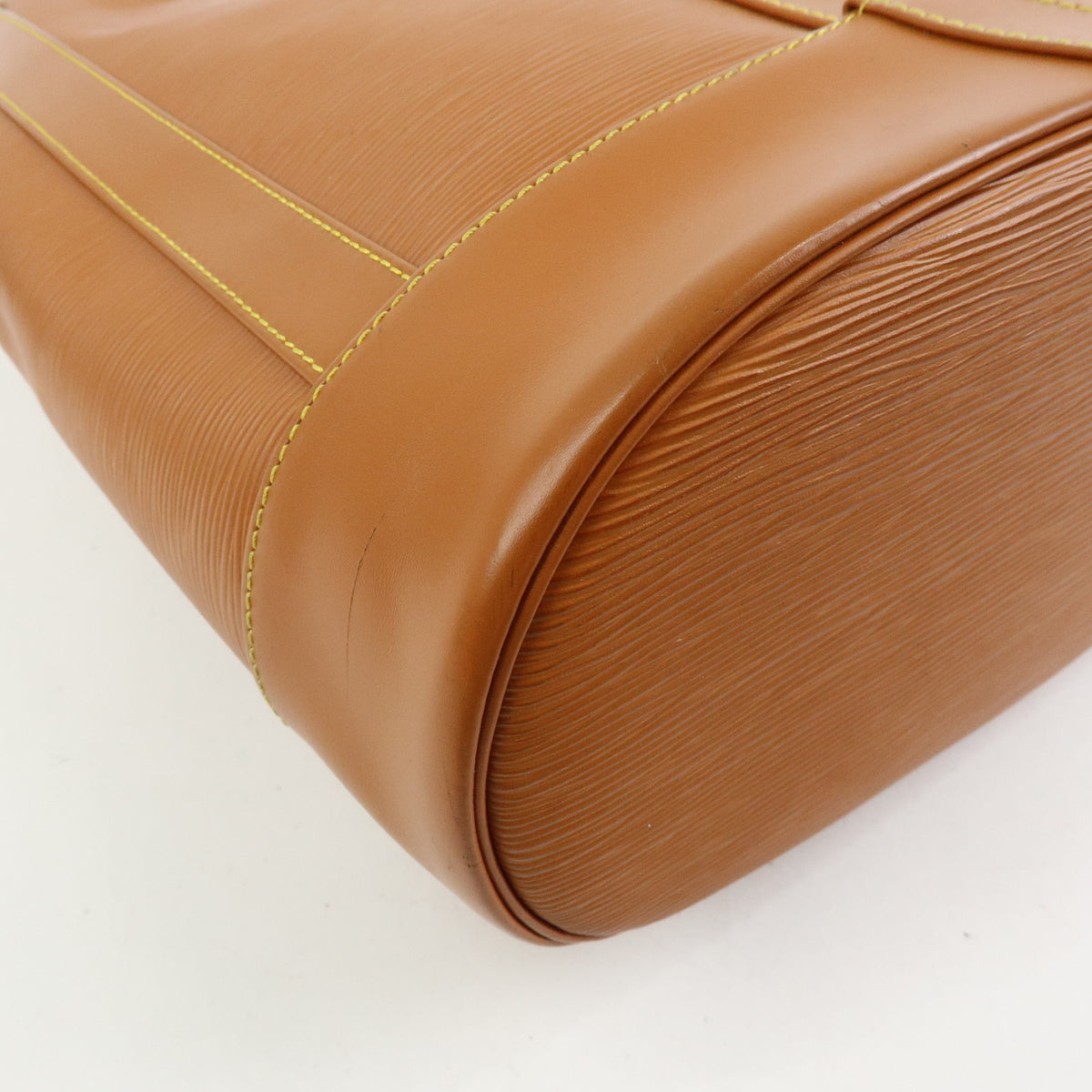Louis Vuitton Epi Randonnee PM Shoulder Bag Zipang Gold M52358