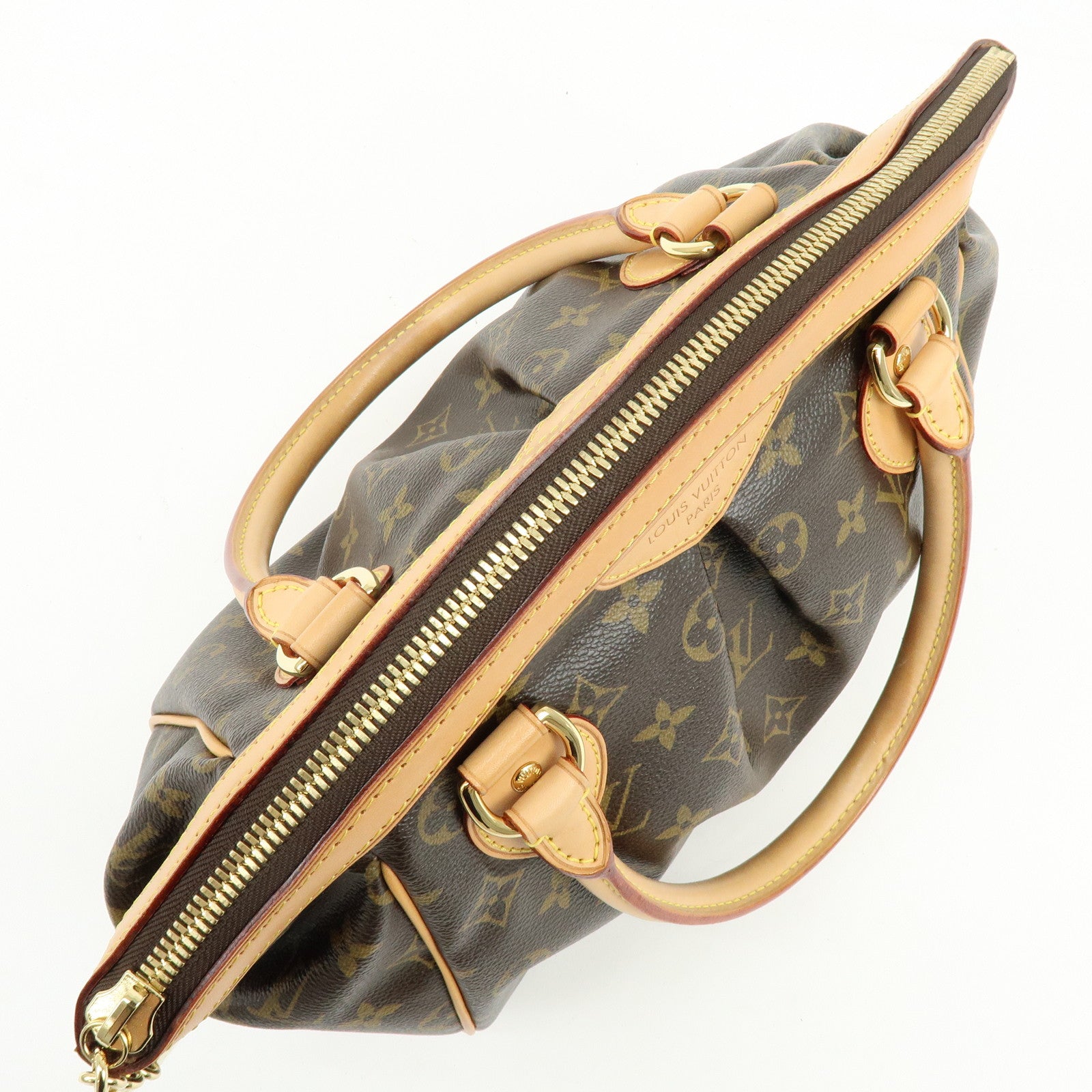 Louis Vuitton Monogram Tivoli PM Hand Bag Shoulder Bag Brown M40143