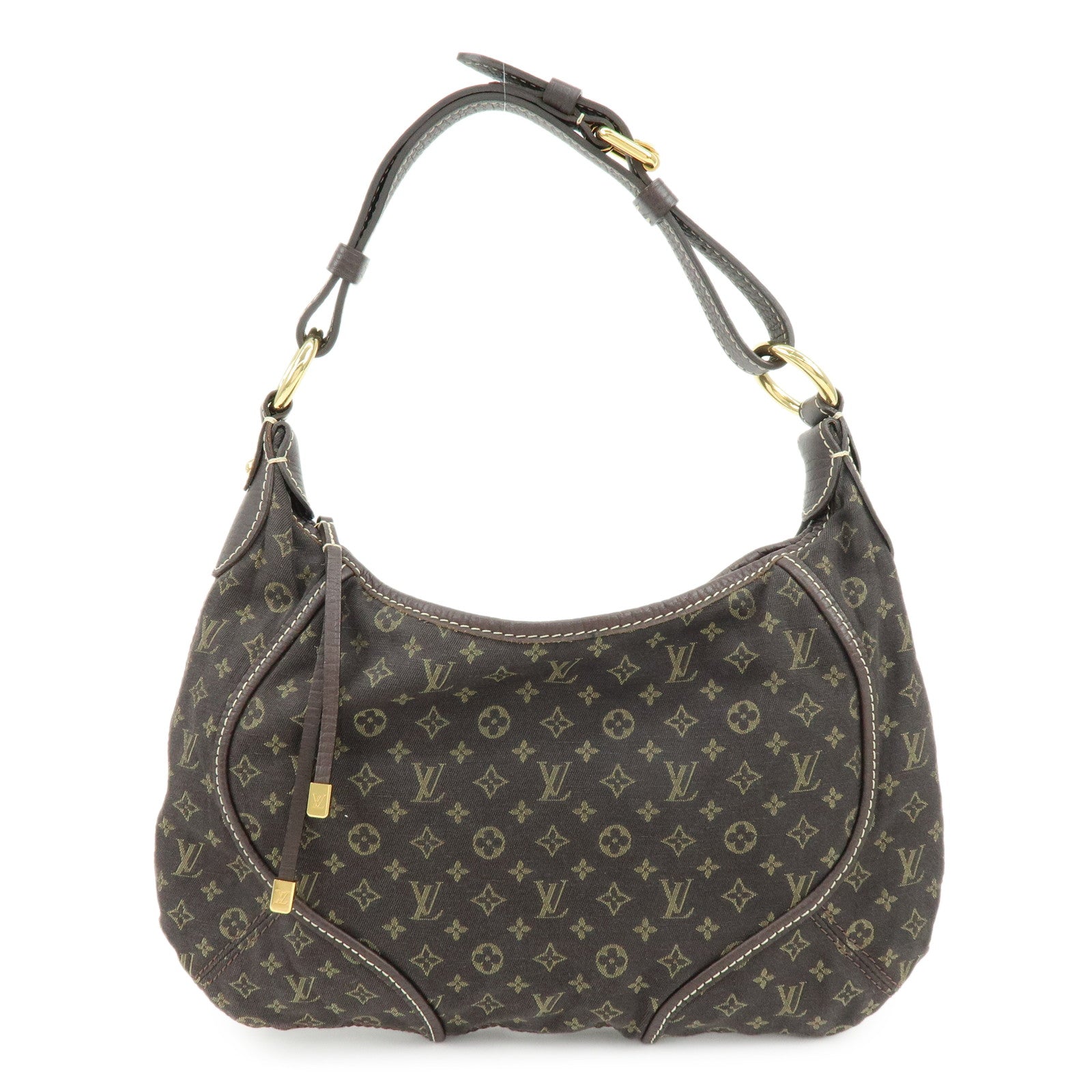 Louis Vuitton Monogram Mini Lin Manon PM Shoulder Bag Ebene M95621
