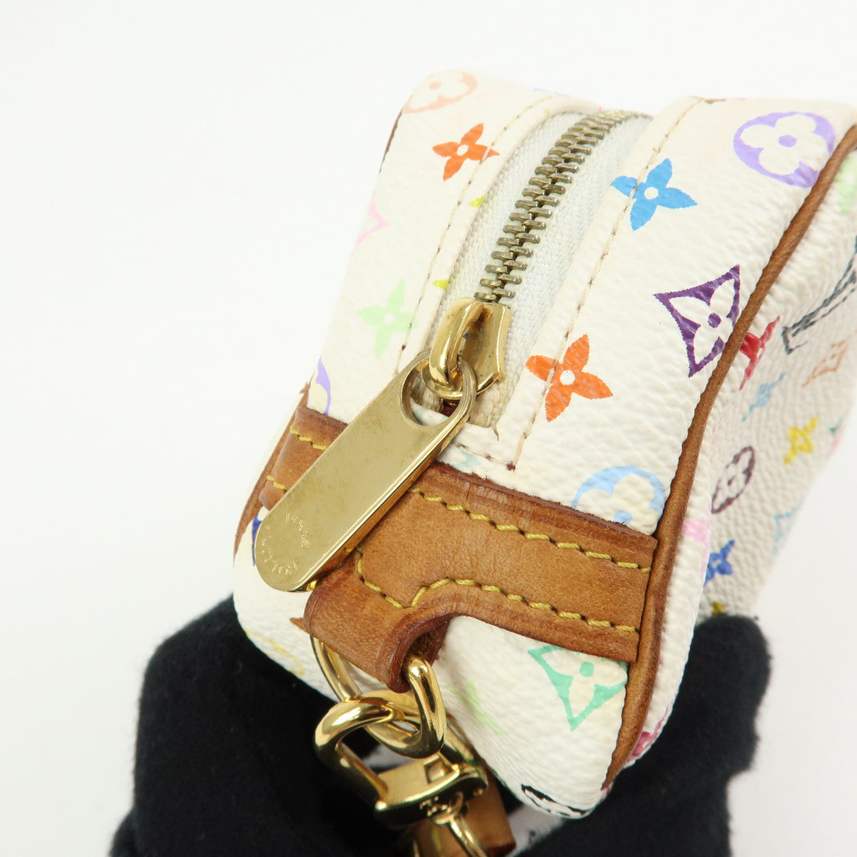 Louis Vuitton Monogram Multicolor Trousse Wapity Pouch Blanc M58033