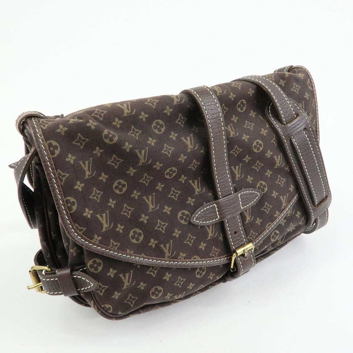 Louis Vuitton Monogram Mini Lin Saumur Shoulder Bag M95277
