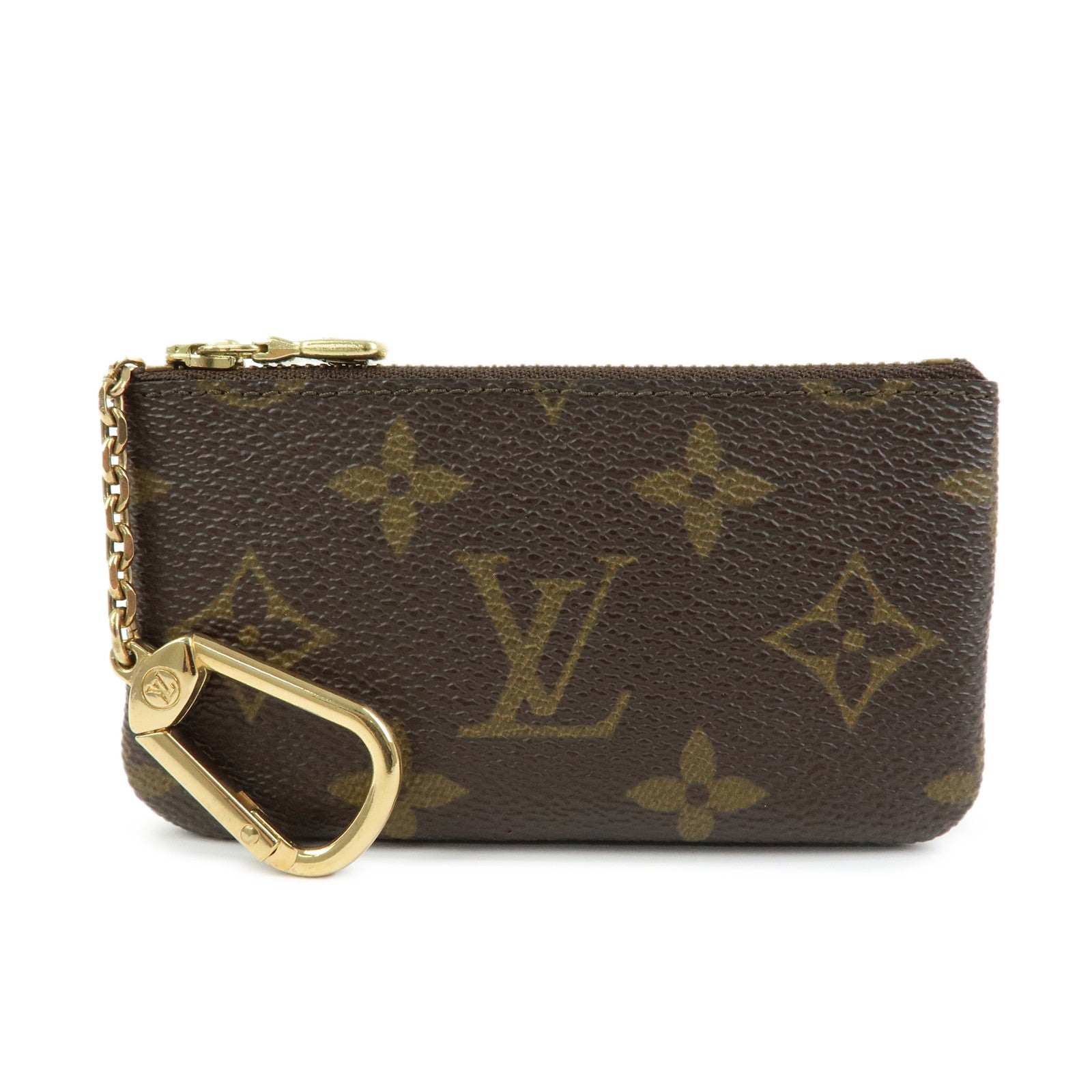 Louis Vuitton Monogram Pochette Cles Coin Case Key Case M62650