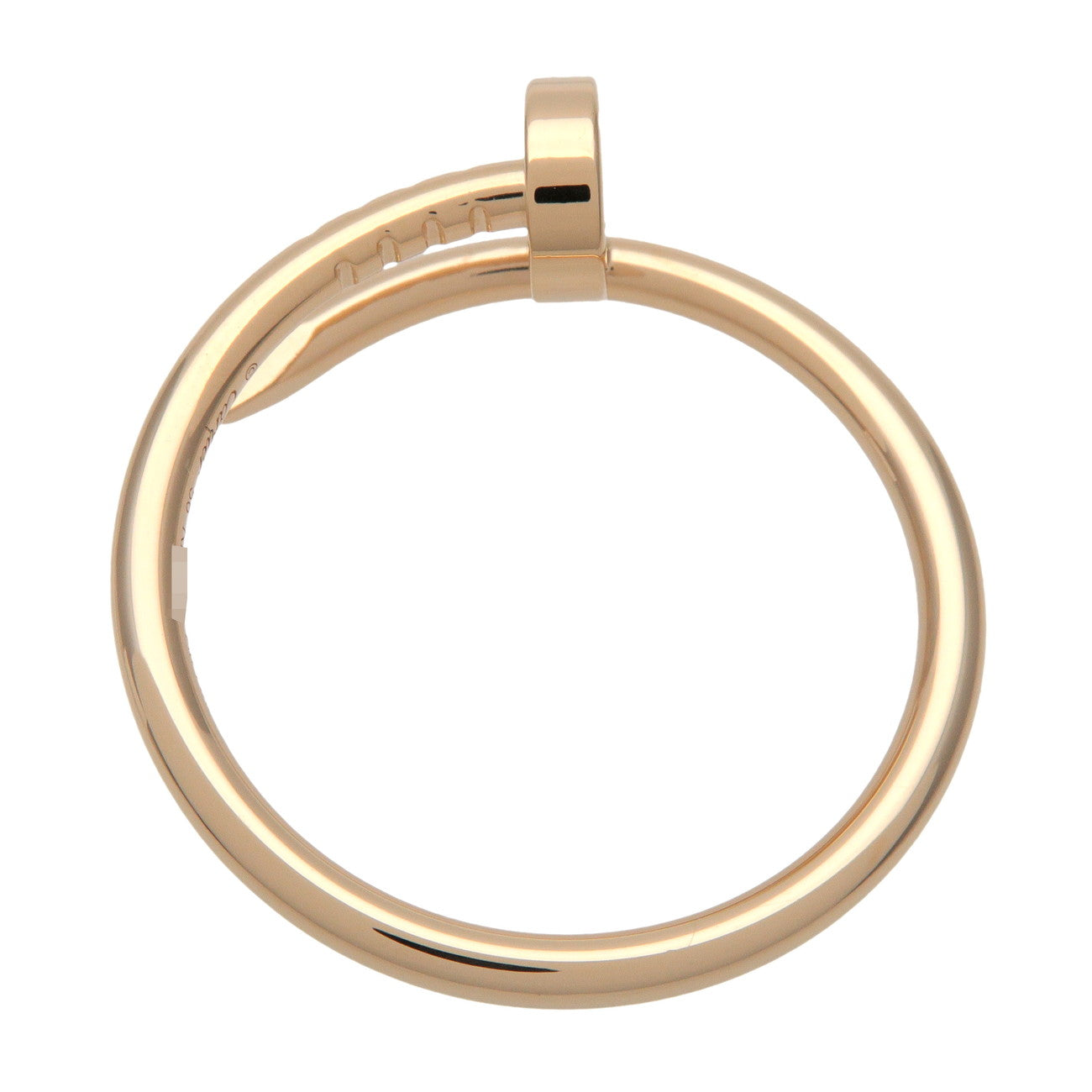 Cartier Juste un Clou Ring SM K18 750YG Yellow Gold #56 US8