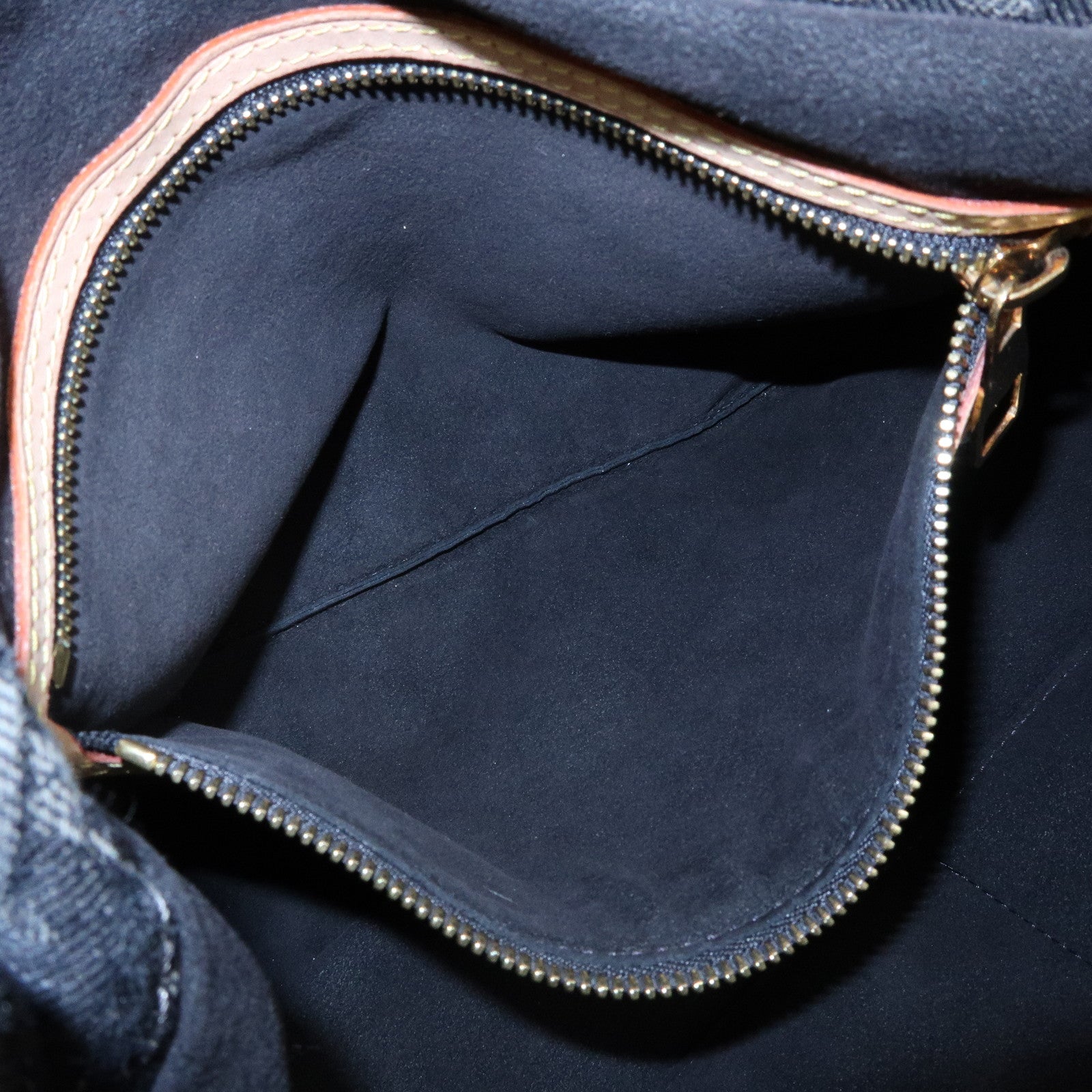 Louis Vuitton Monogram Denim Daily PM Leather Shoulder Bag Noir M40494