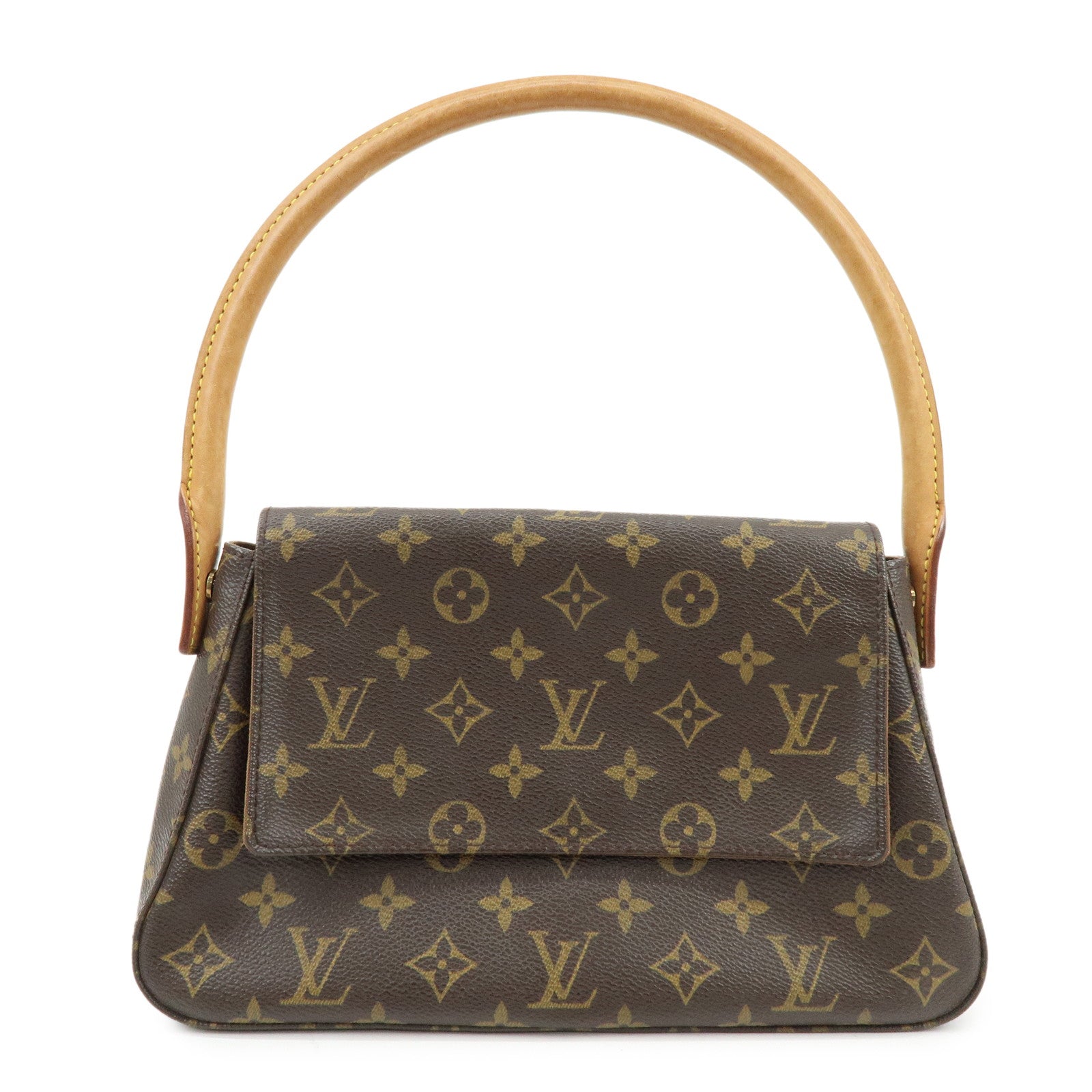 Louis Vuitton Monogram Mini Looping Shoulder Bag Brown M51147