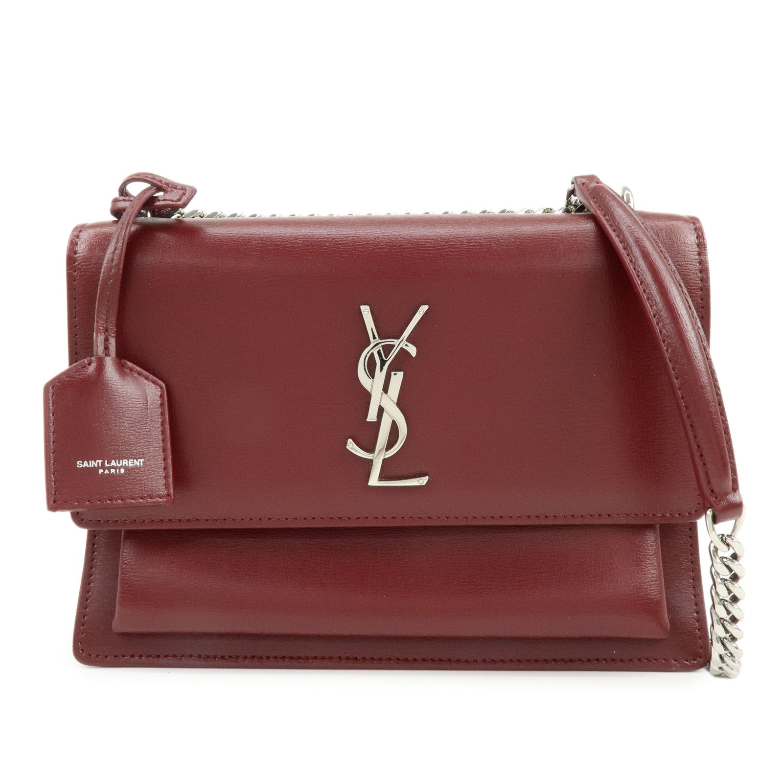 SAINT LAURENT PARIS Cassandra Sunset Medium Leather Shoulder Bag 442906