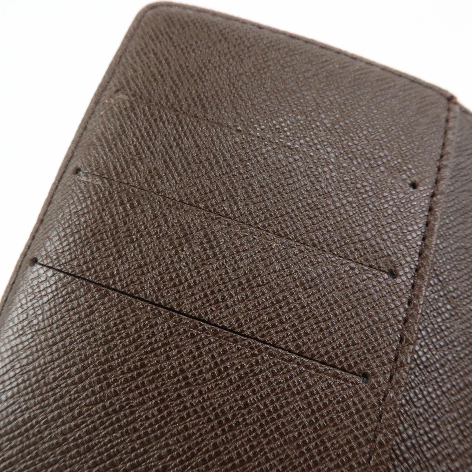 Louis Vuitton Damier Agenda PM Planner Cover Brown R20700