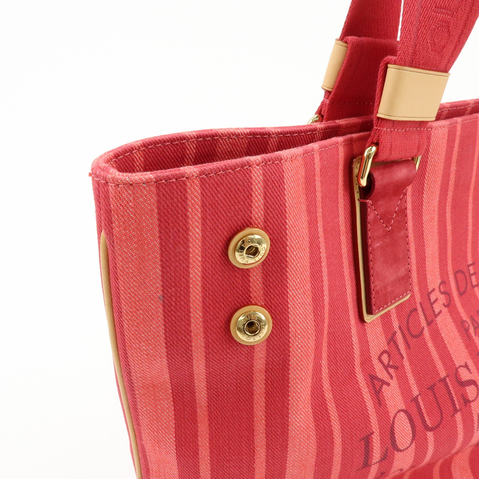 Louis Vuitton Plan Soleil Cabas PM Tote Bag Rouge Grenadine Red M94146