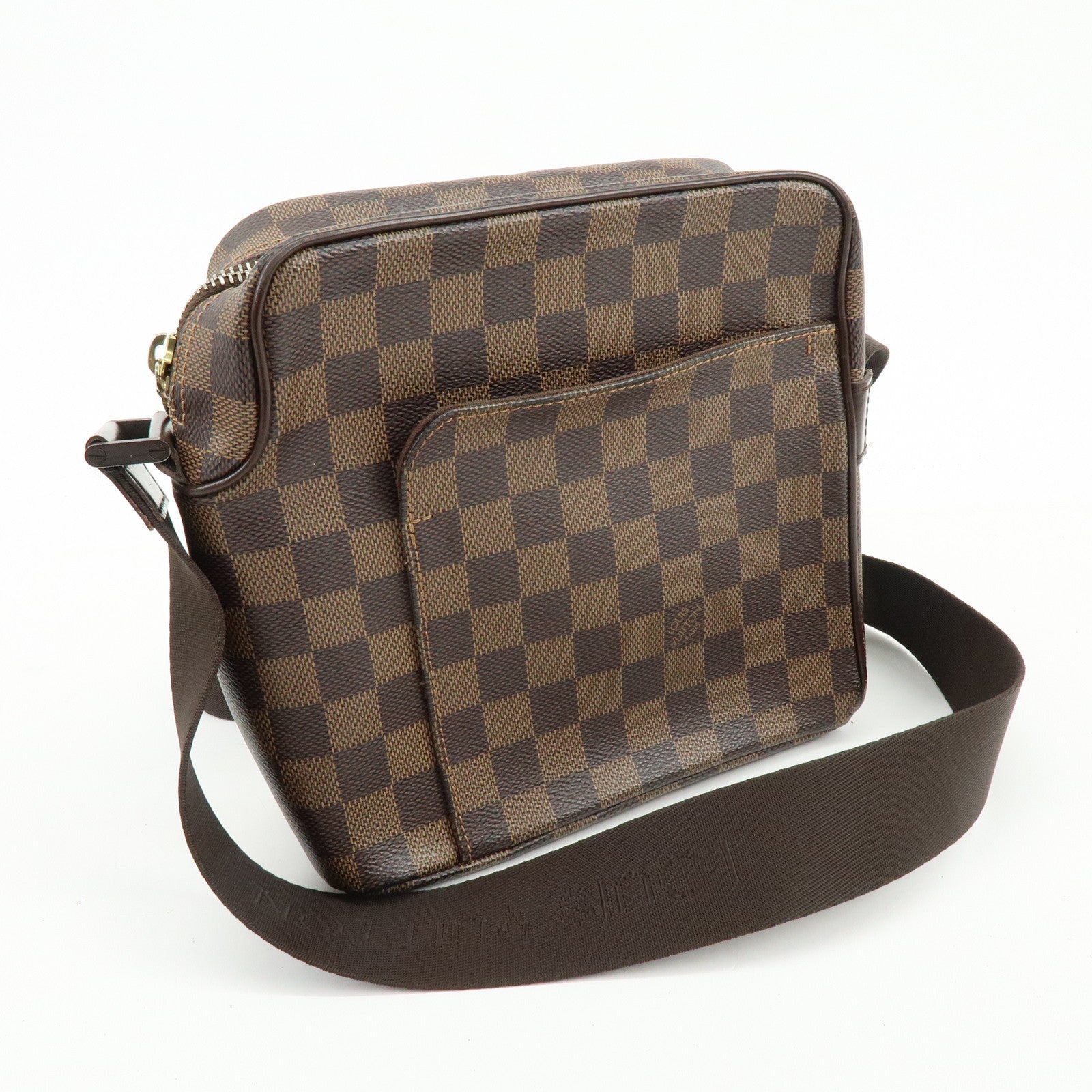 Louis Vuitton Damier Olaf PM Crossbody Shoulder Bag Brown N41442