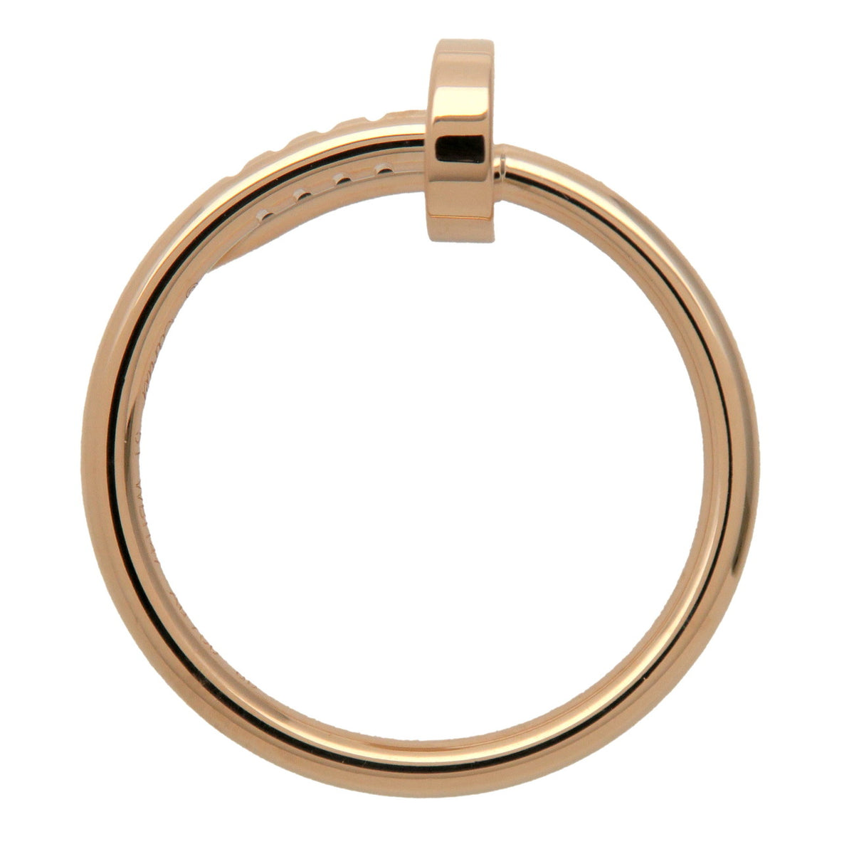 Cartier Juste un Clou Ring K18 750YG SM #51 US6.5 EU52 HK13 B4094800