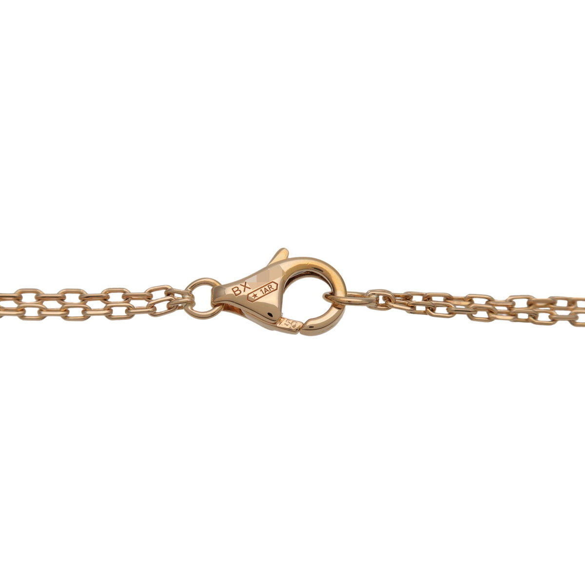 Cartier Love Circle 2P Diamond Necklace K18 750YG Yellow Gold
