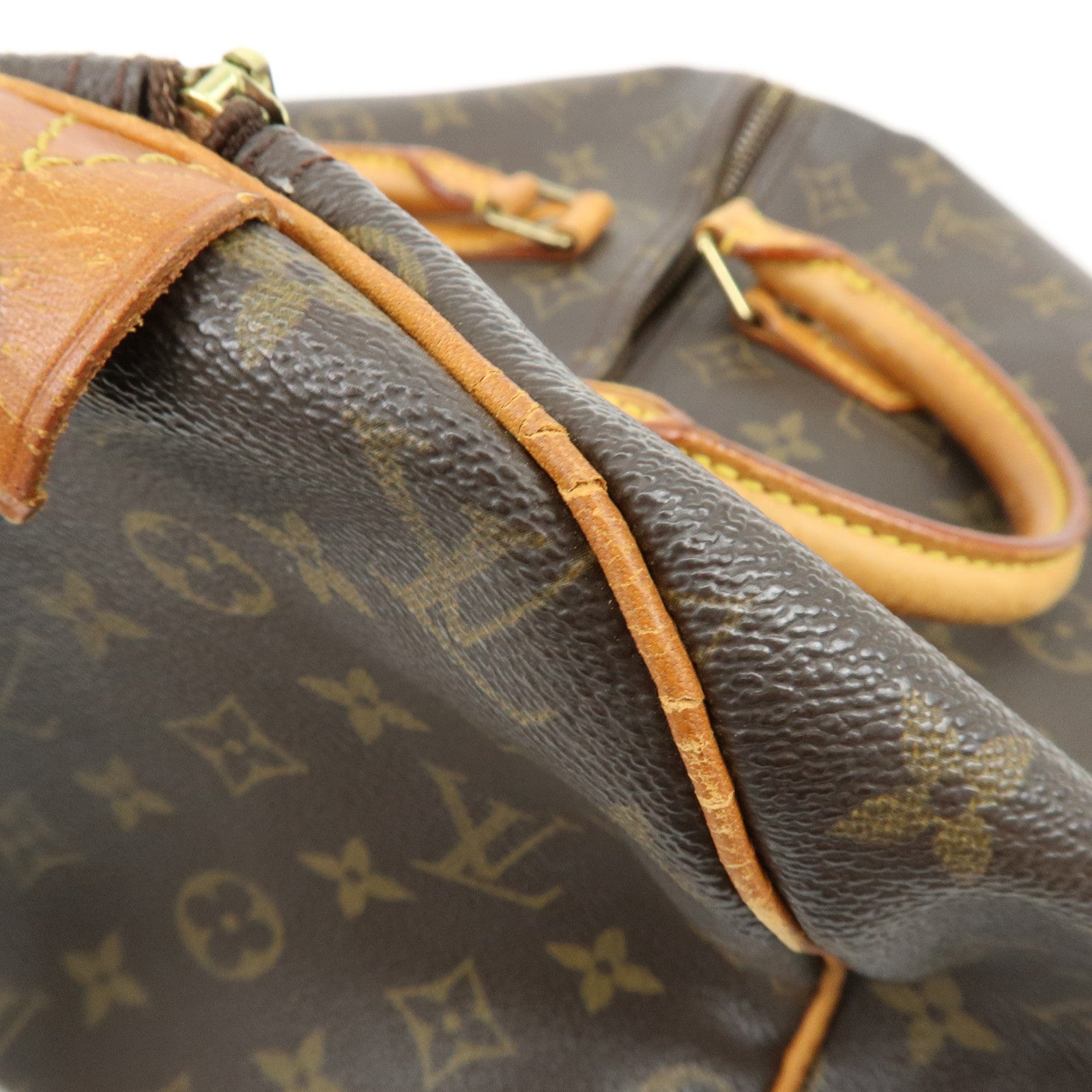 Louis Vuitton Monogram Speedy 30 Boston Bag Hand Bag Brown M41526