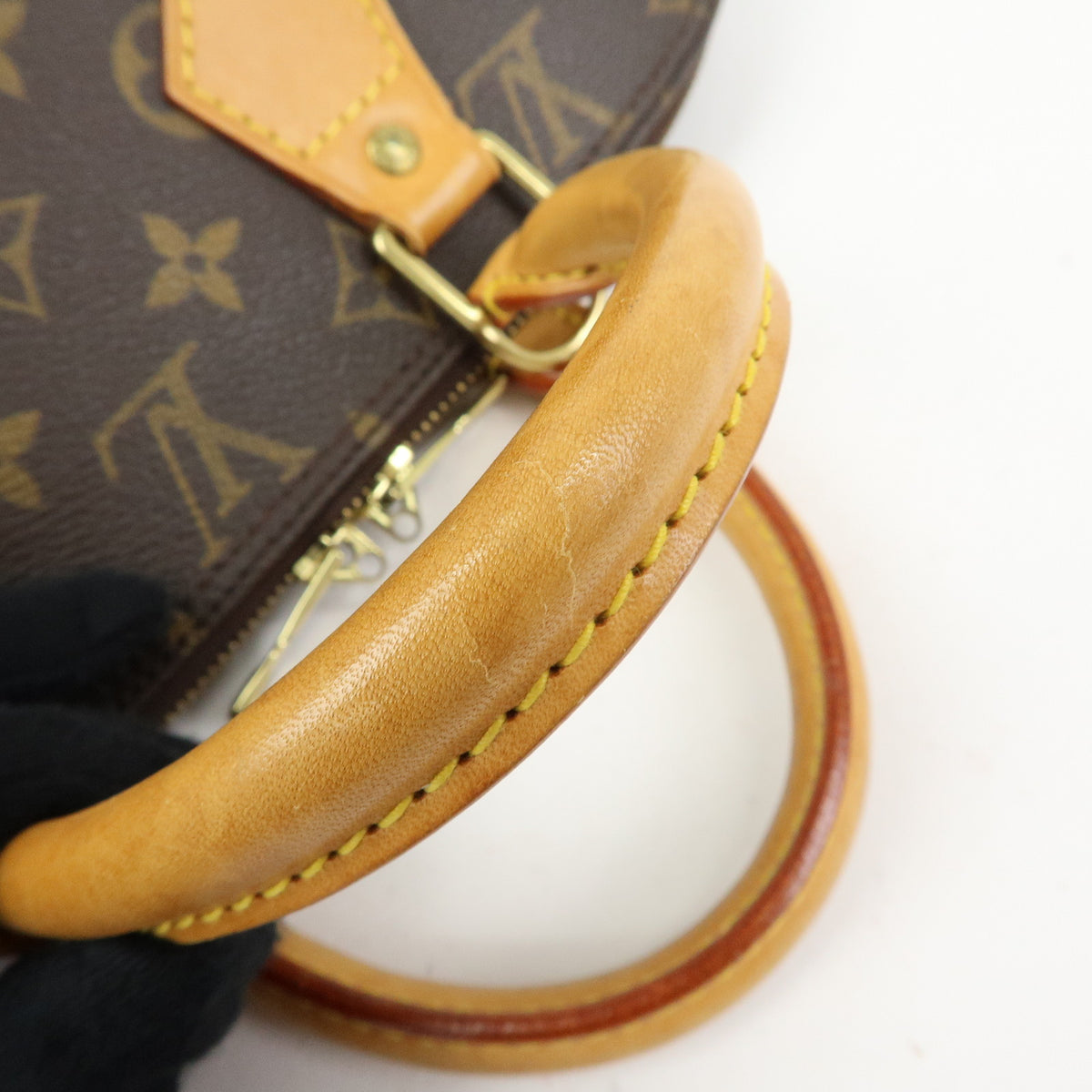 Louis Vuitton Monogram Alma PM Canvas Leather Hand Bag Brown M51130