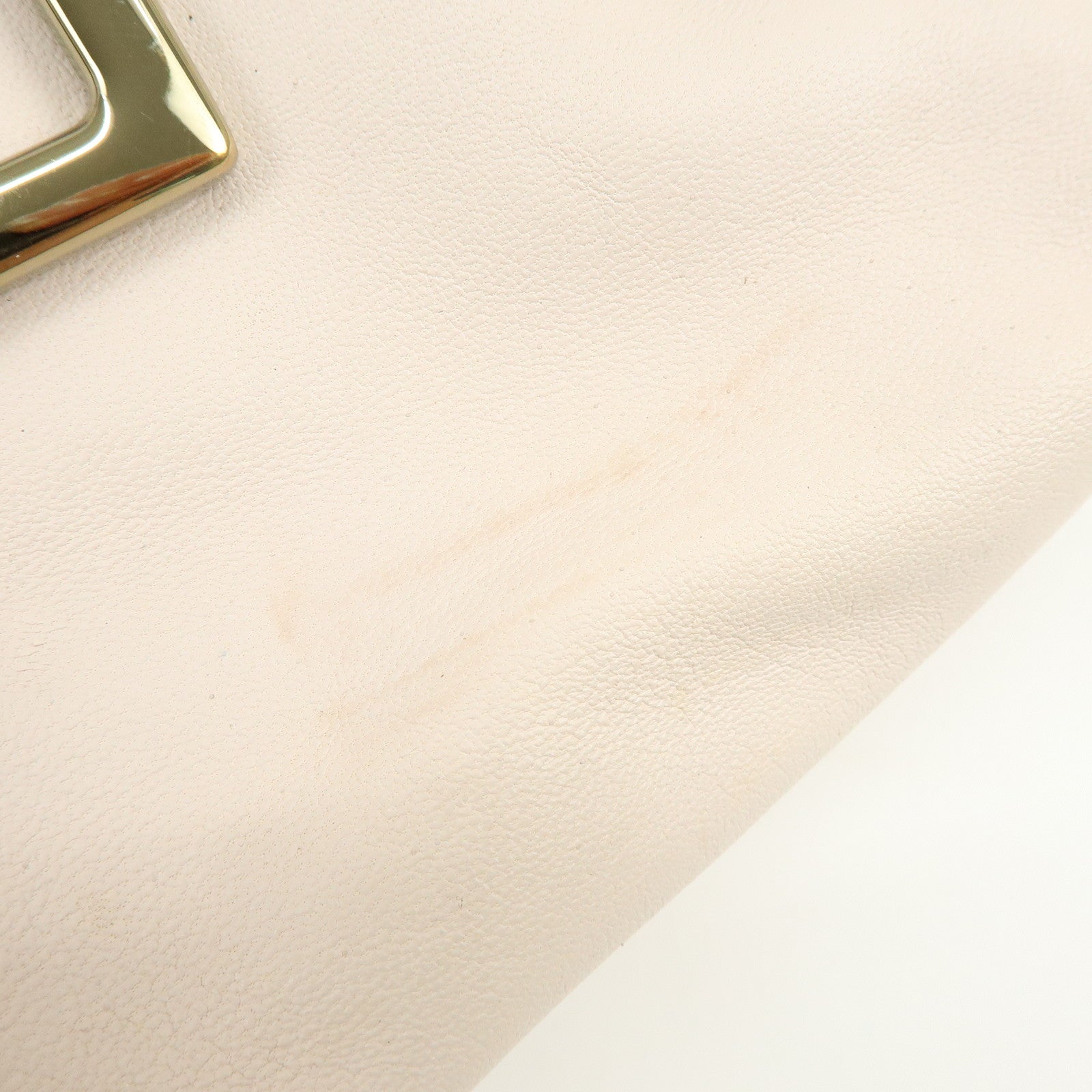 Chloe Ethel Leather 2Way Bag Shoulder Bag Hand Bag Light Beige