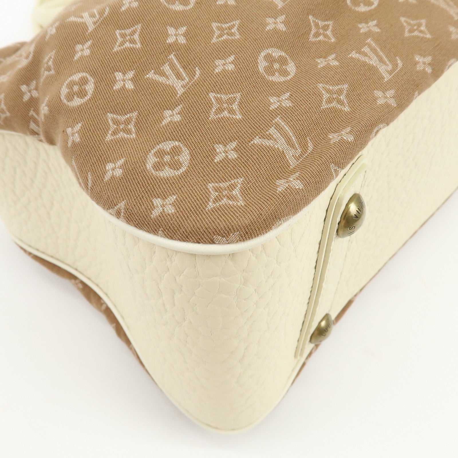 Louis Vuitton Monogram Mini Lin Trapes GM Camel Ivory M40060