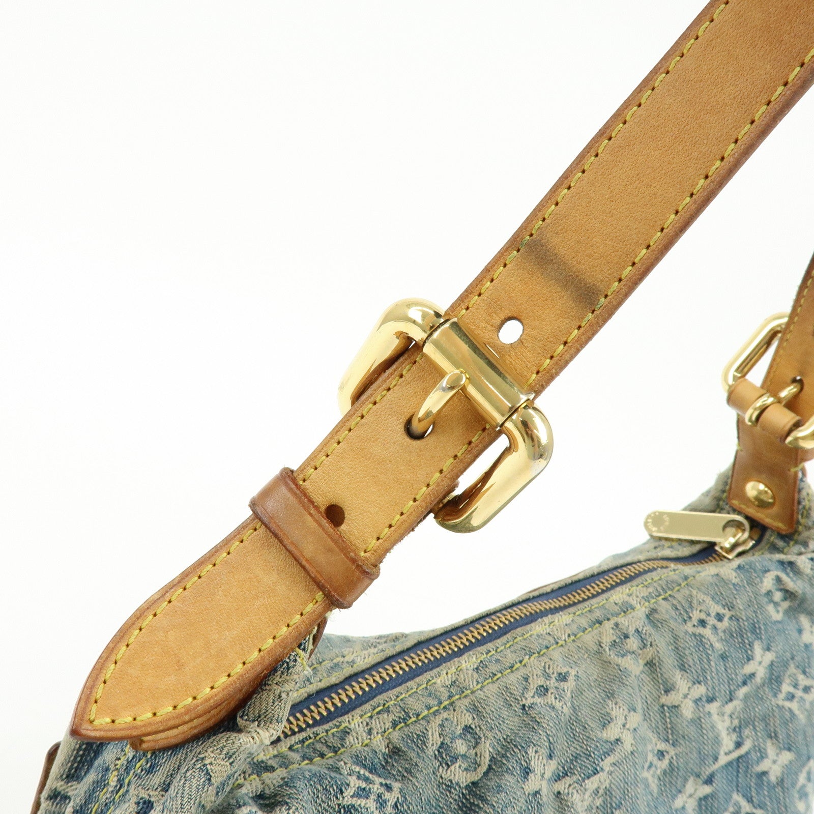 Louis Vuitton Monogram Denim Baggy PM 2Way Bag Shoulder Bag M95049