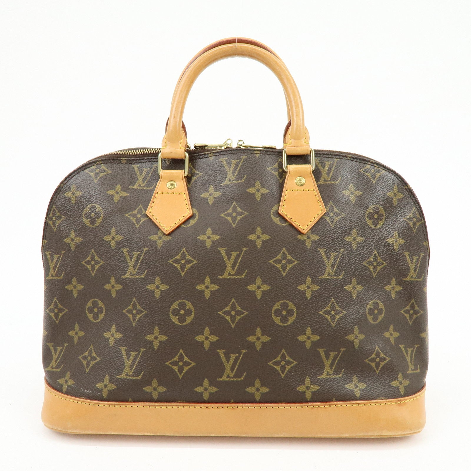 Louis Vuitton Monogram Canvas Alma Hand Bag Brown M51130