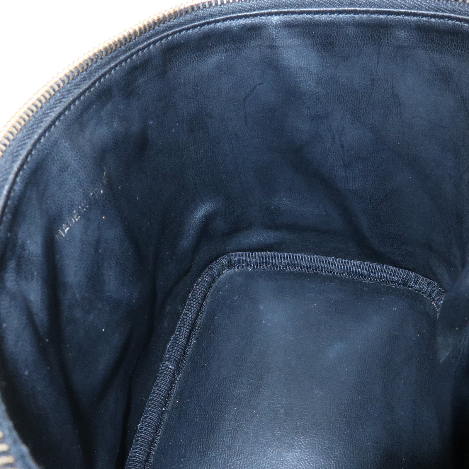 CHANEL COCO Mark Caviarskin Vanity Bag Cosmetic Bag Black A01998