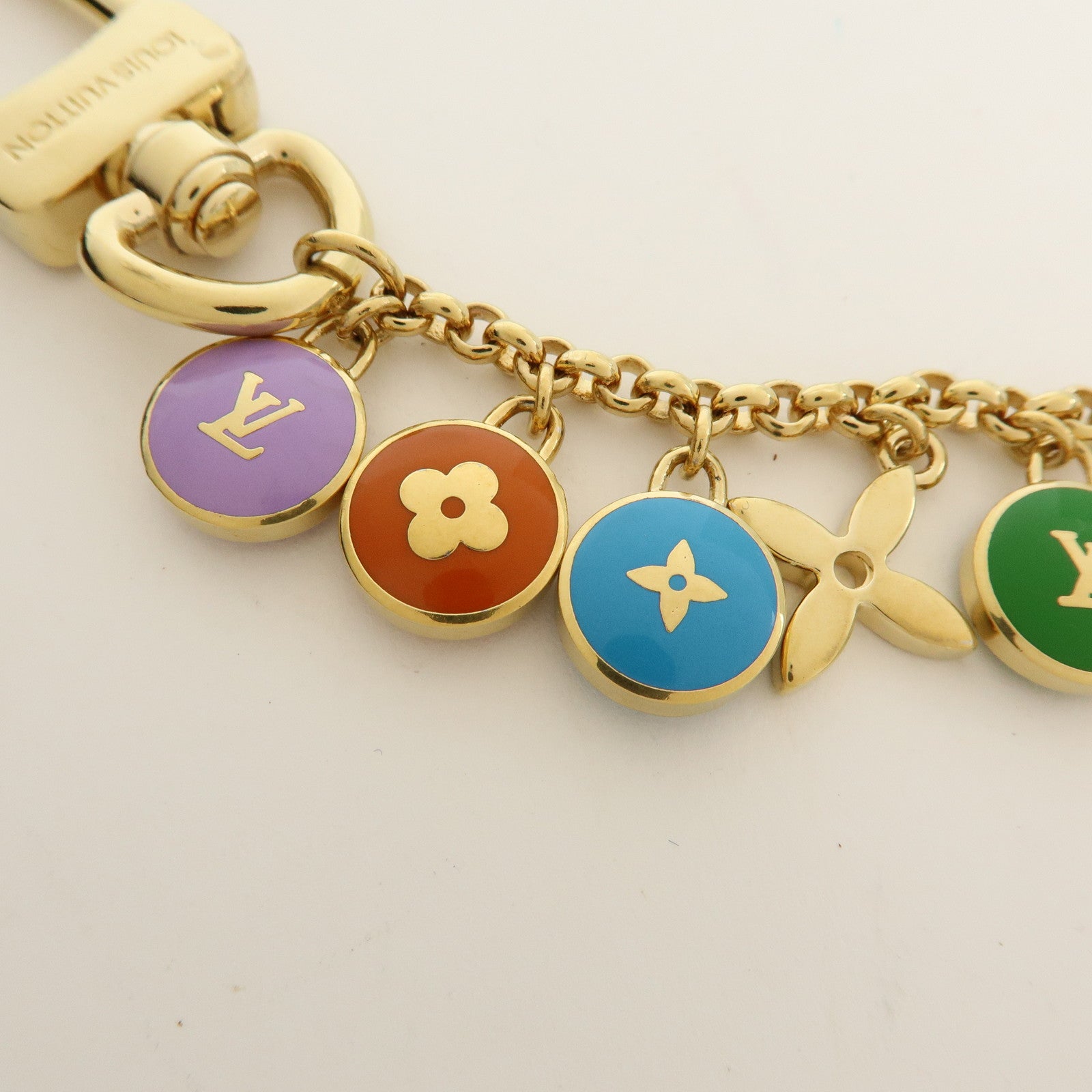 Louis Vuitton Porte Cles Chaine Pastilles Metal Key Chain M66172