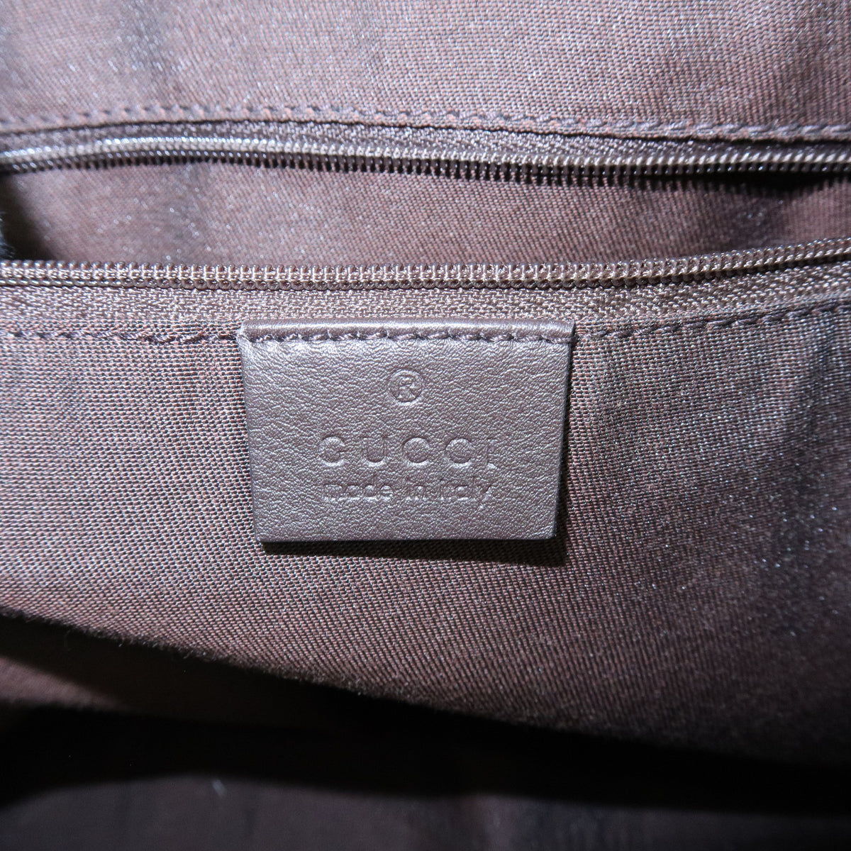 GUCCI GG Canvas Leather Hand Bag Shoulder Bag Toe Bag Brown 388919
