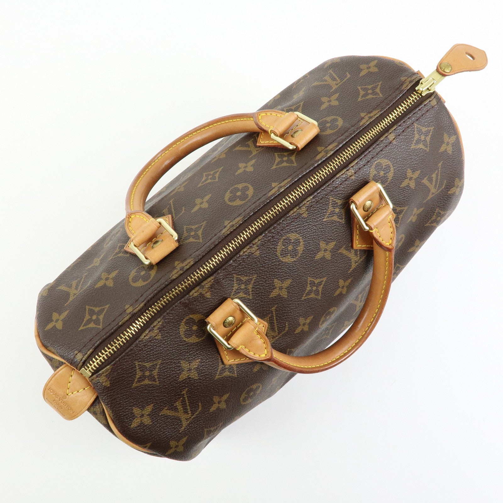 Louis Vuitton Monogram Speedy 30 Boston Bag Hand Bag Brown M41526