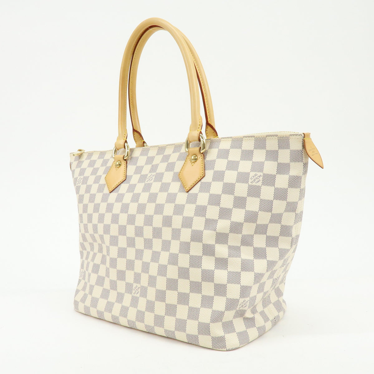 Louis Vuitton Damier Azur Saleya MM Tote Bag Hand Bag N51185