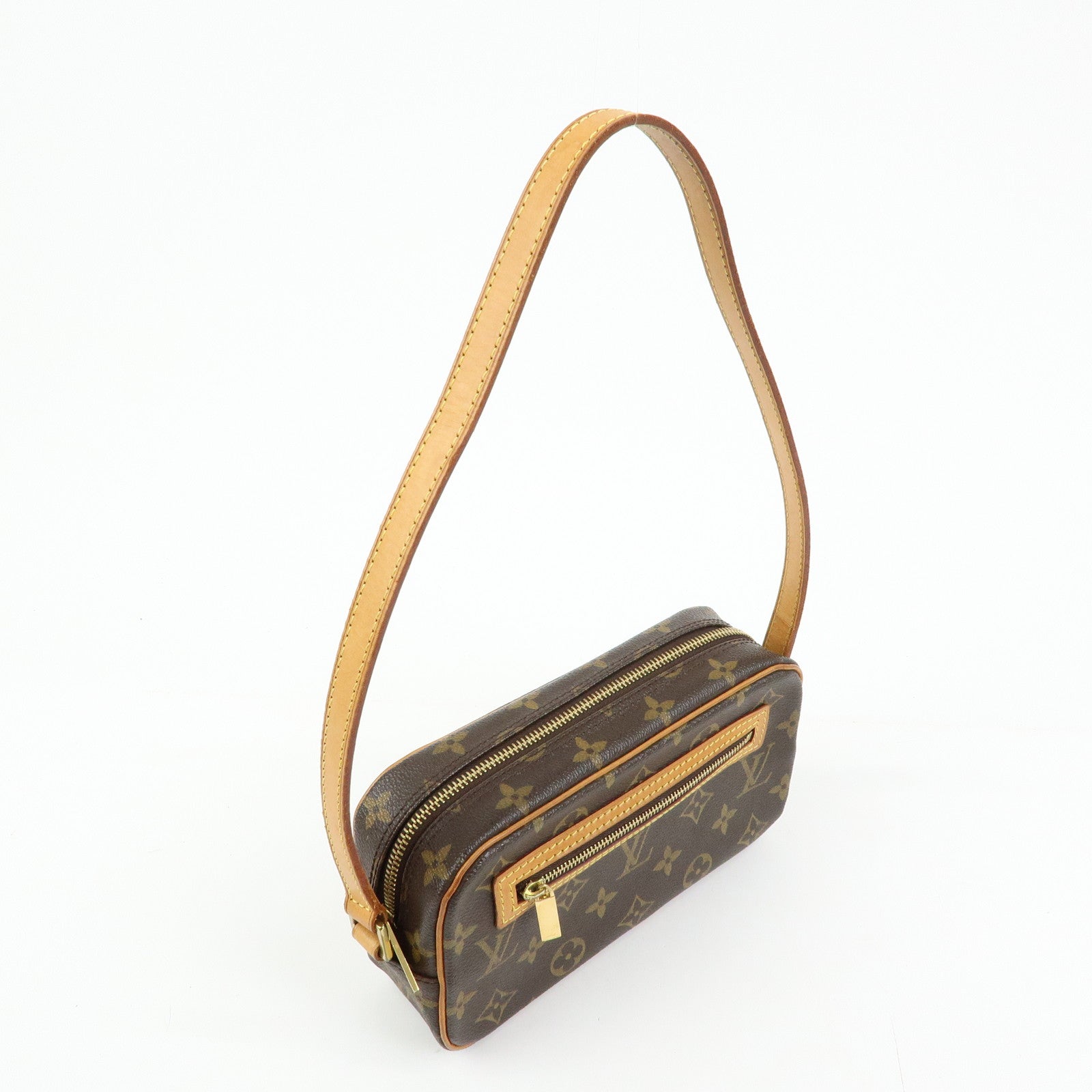 Louis Vuitton Monogram Pochette Cite Shoulder Bag Brown M51183