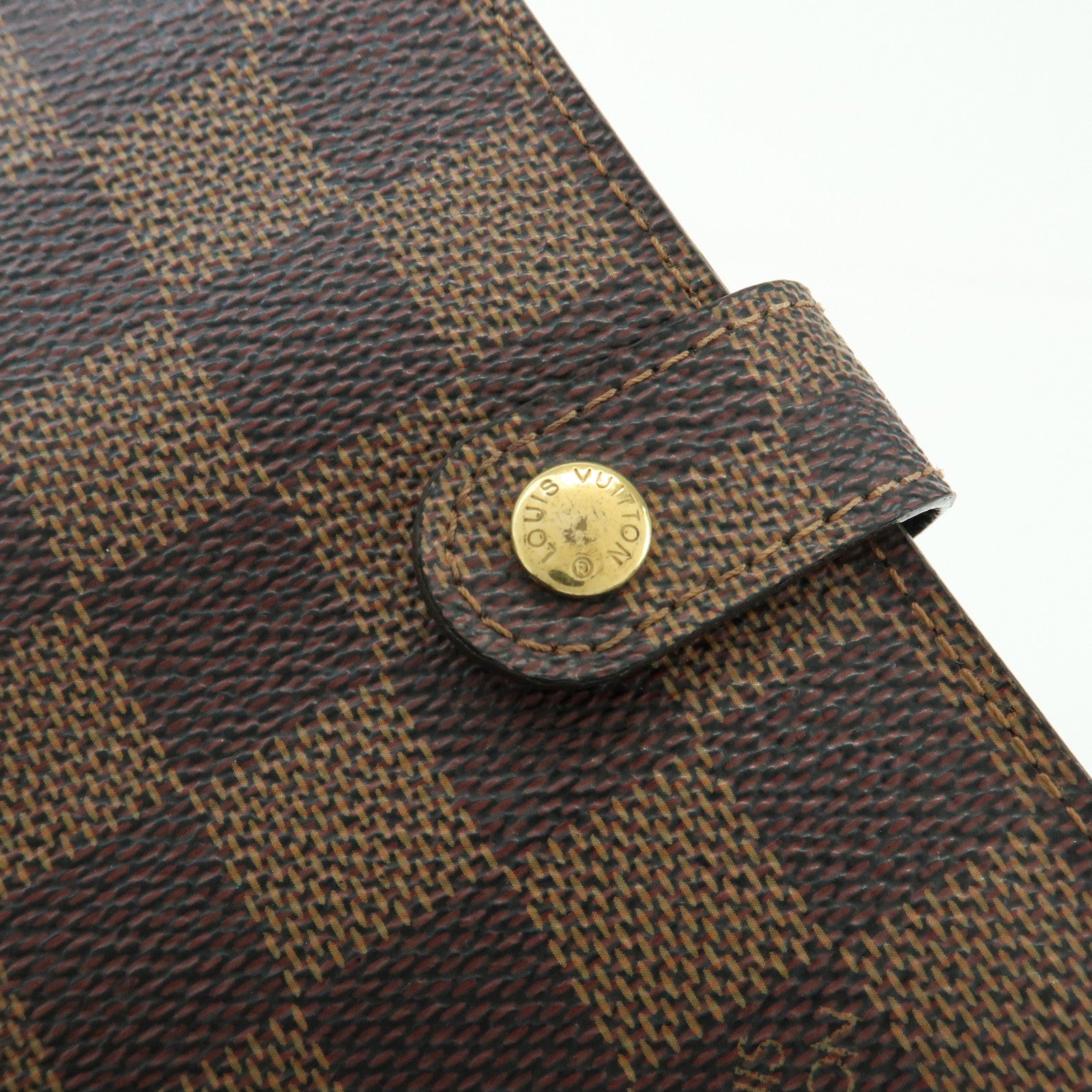 Louis Vuitton Damier Agenda PM Planner Cover Damier Ebene R20700