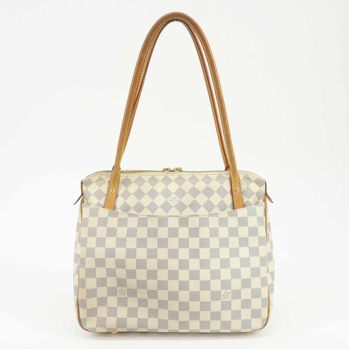 Louis Vuitton Damier Azur Canvas Figheri PM Tote Shoulder Bag N41176