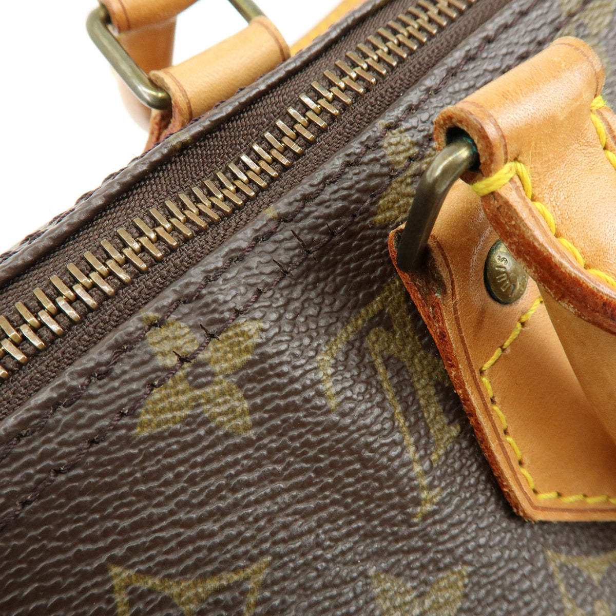 Louis Vuitton Monogram Speedy 40 Hand Bag Boston Bag Brown M41522