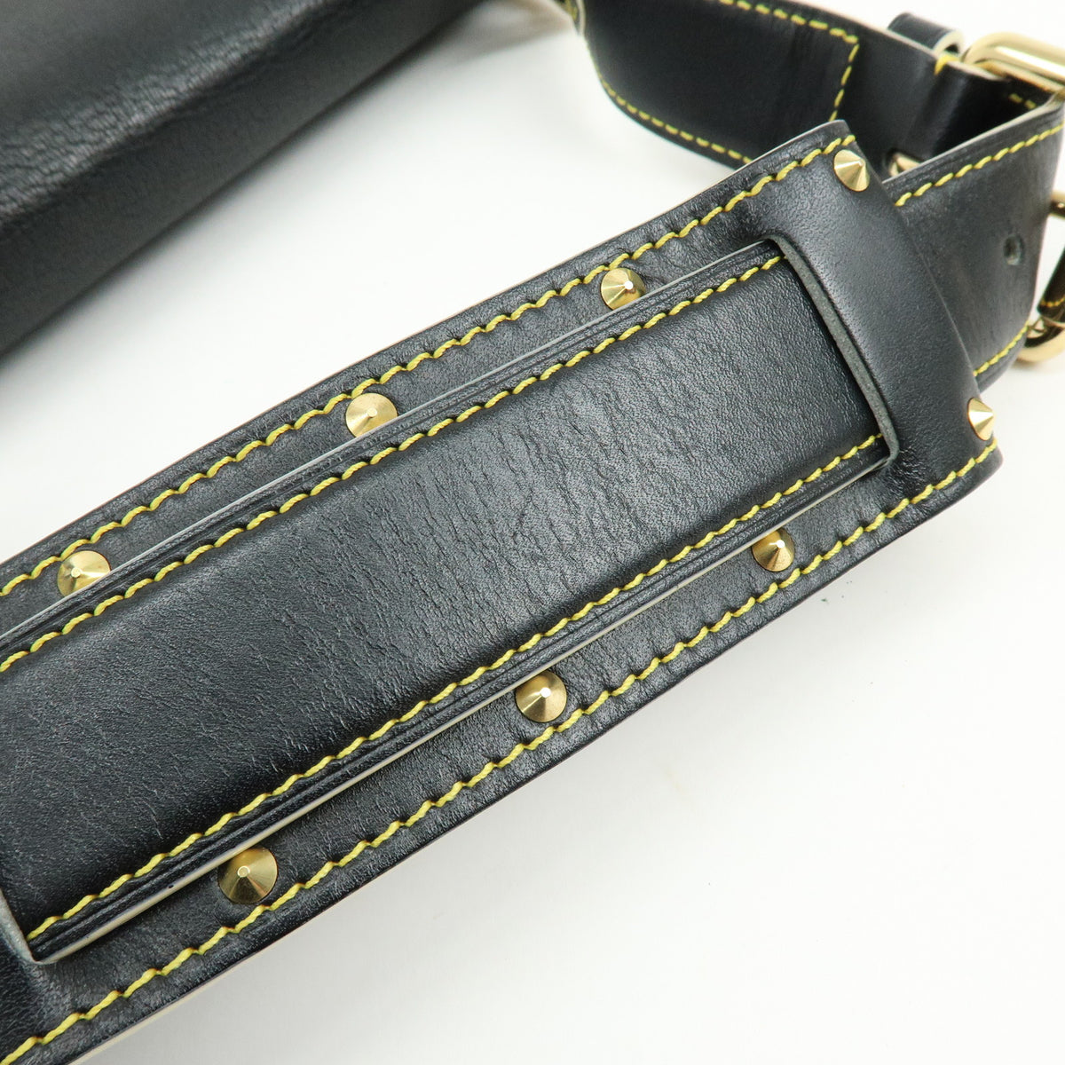 Louis Vuitton Talentueux Suhali Leather Shoulder Bag Studs Noir M91820