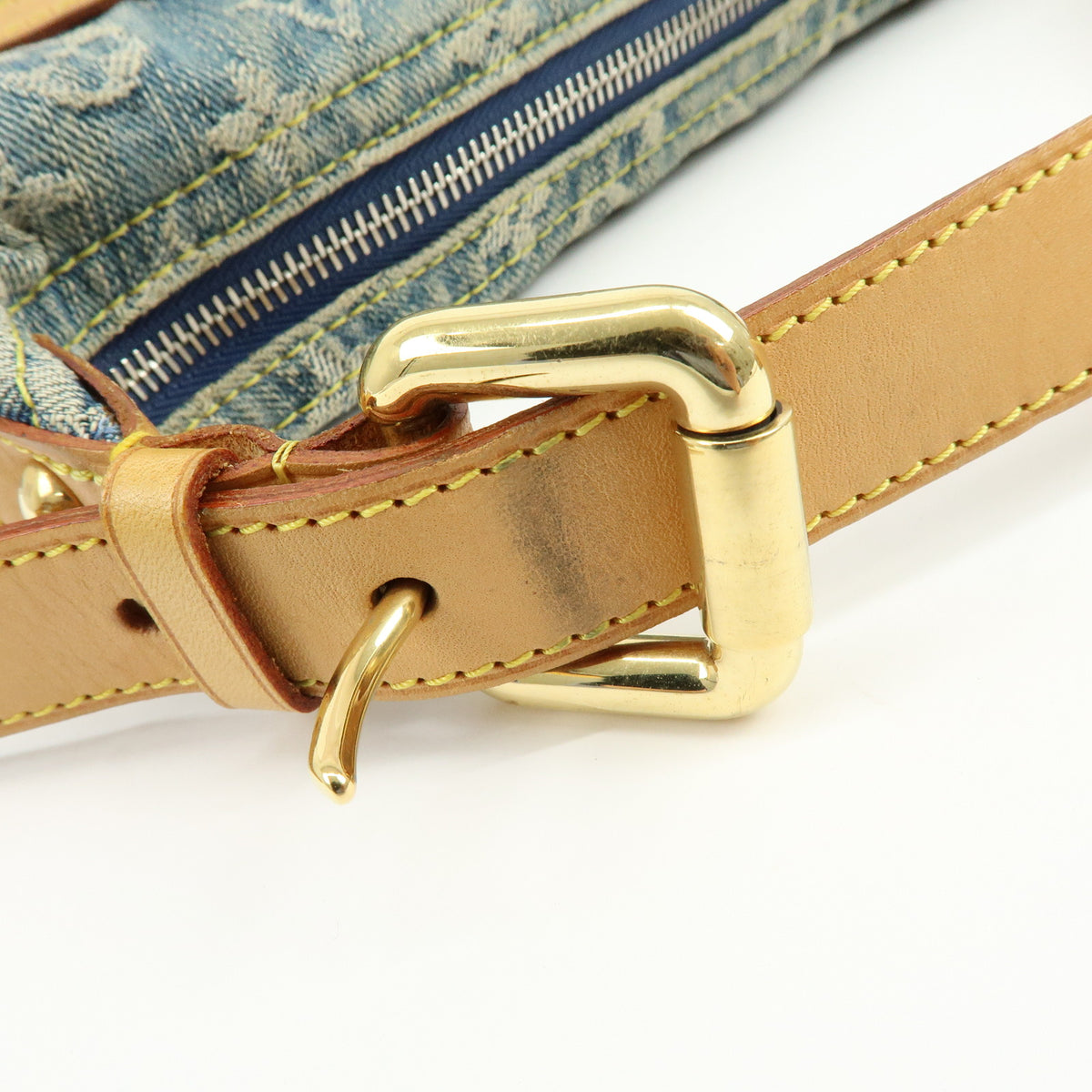 Louis Vuitton Monogram Denim Baggy PM 2Way Bag Shoulder Bag M95049