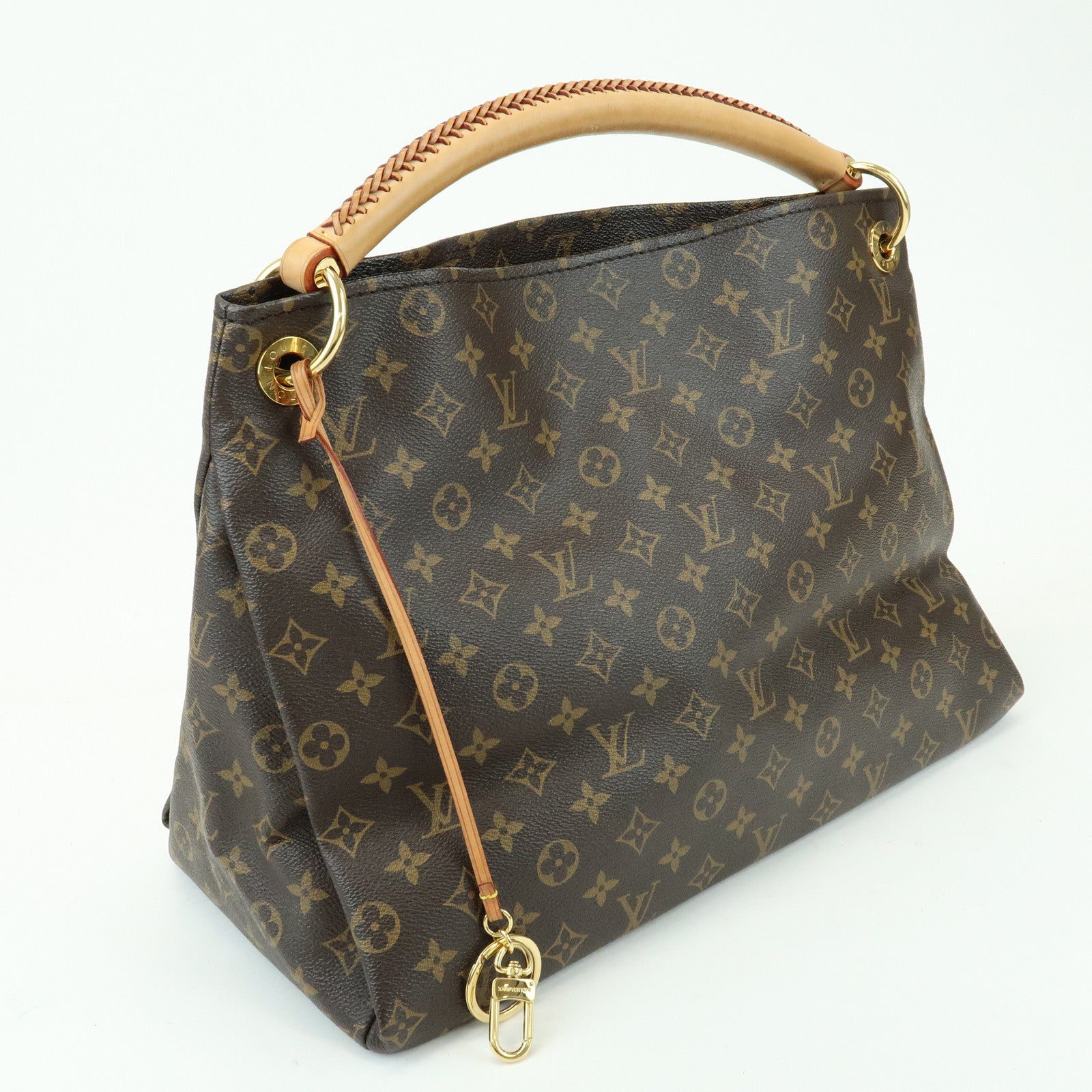 Louis Vuitton Monogram Artsy MM Shoulder Bag Brown M40249