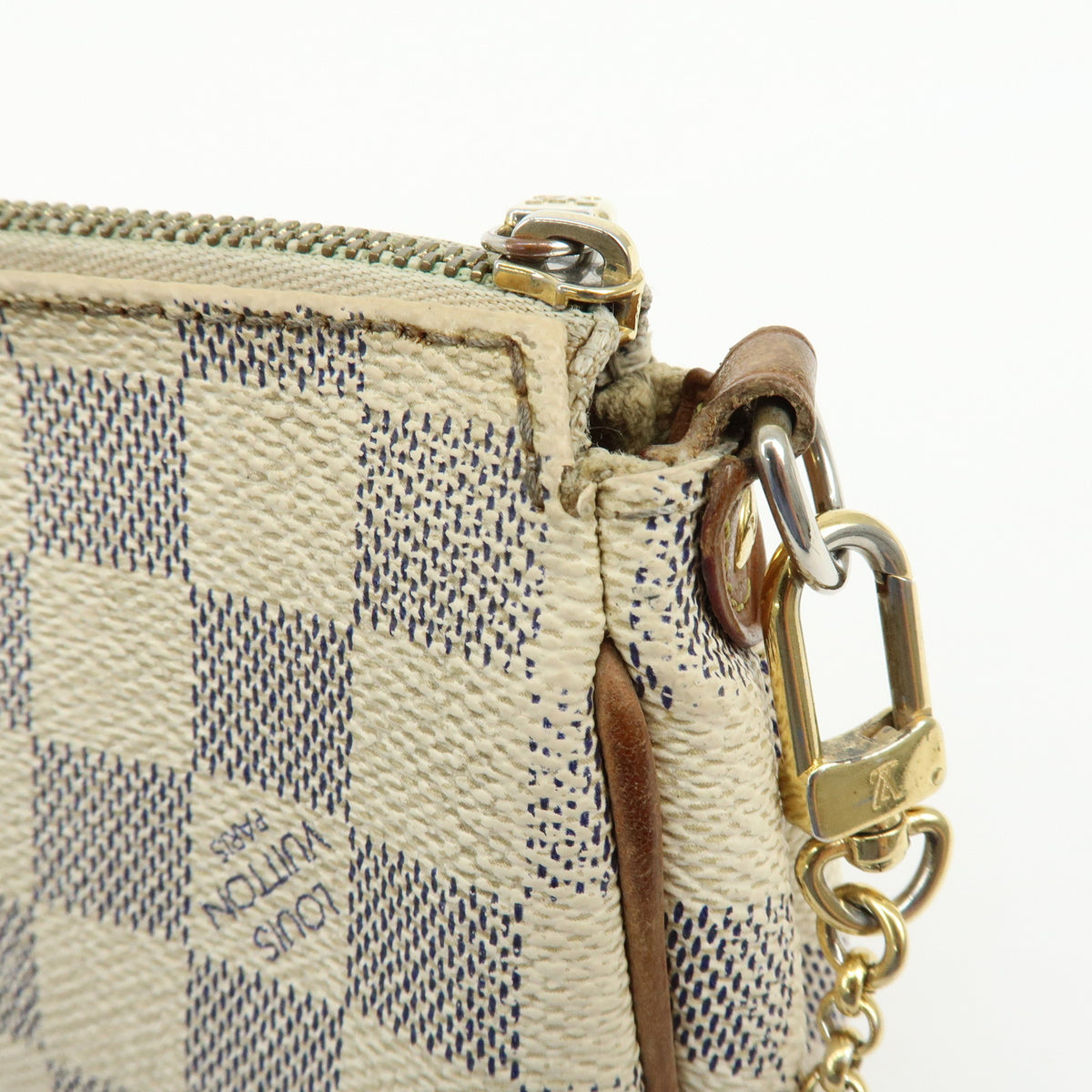 Louis Vuitton Damier Azur Eva 2Way Bag Hand Bag Shoulder Bag N55214