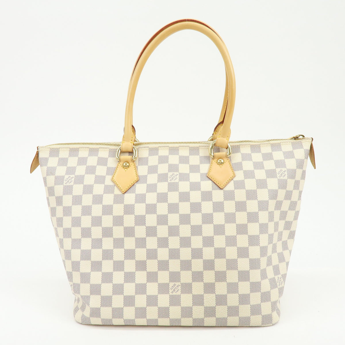Louis Vuitton Damier Azur Saleya MM Tote Bag Hand Bag N51185