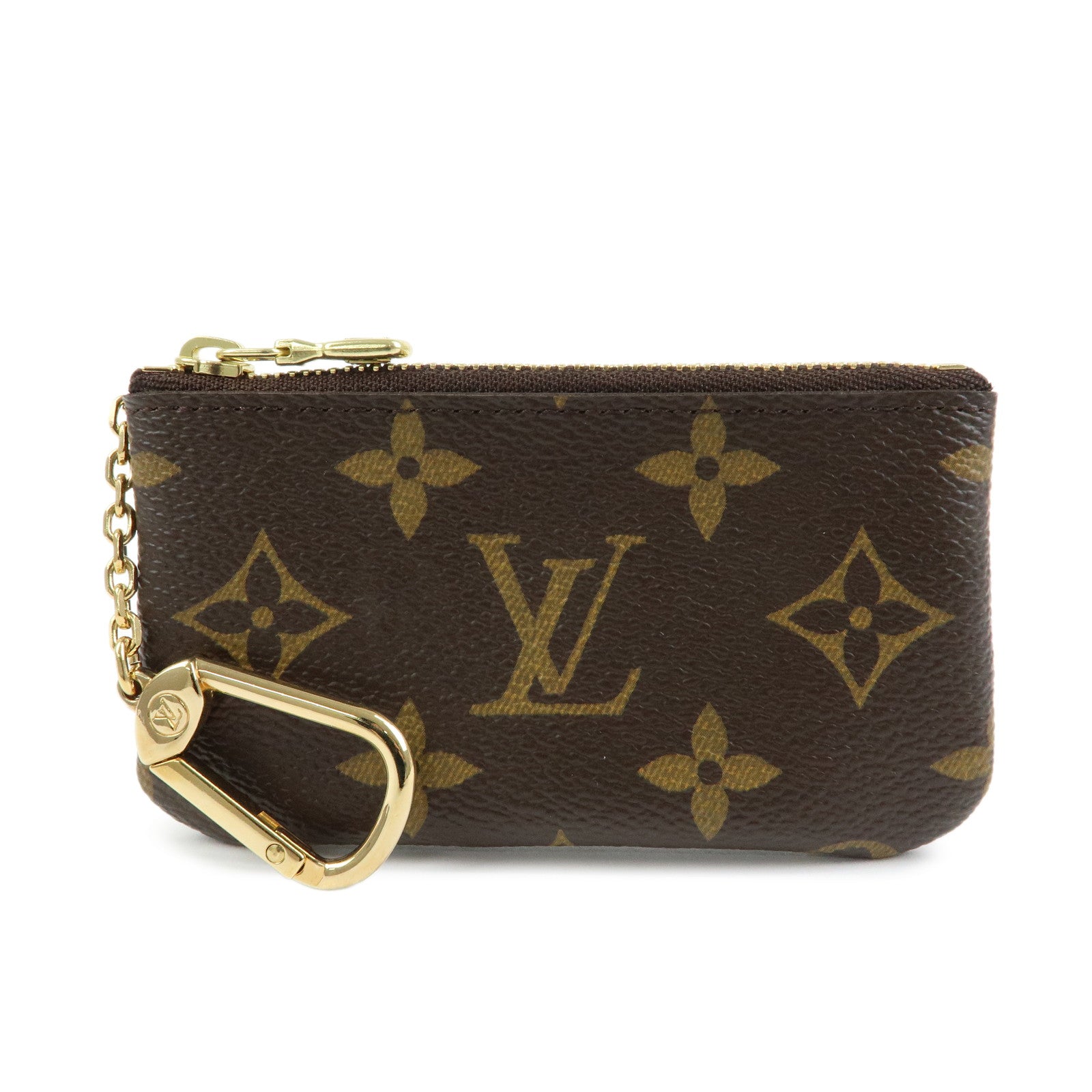 Louis Vuitton Monogram Pochette Cles Coin Case Key Case M62650