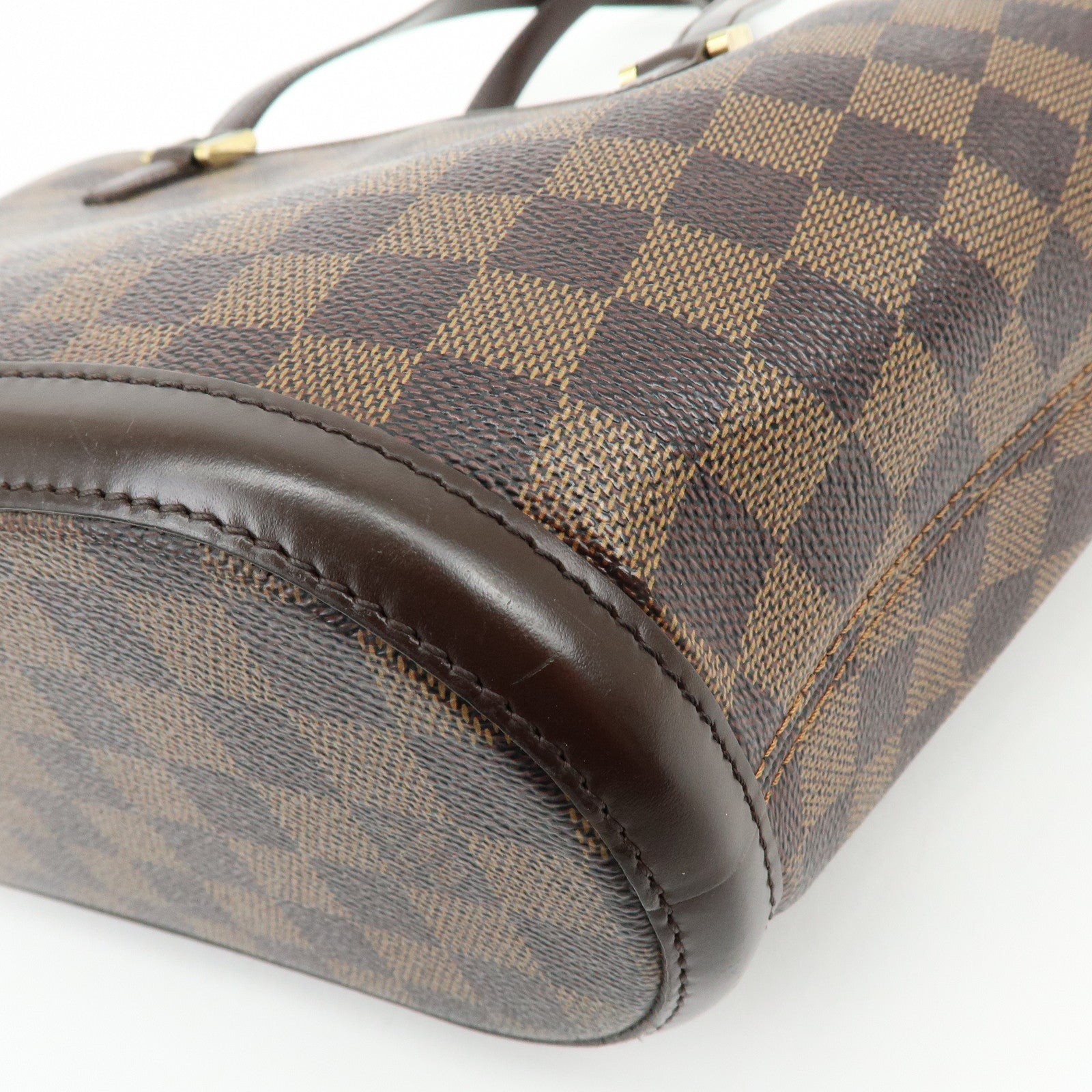 Louis Vuitton Manosque PM Damier Canvas Tote Bag Ebene N51121