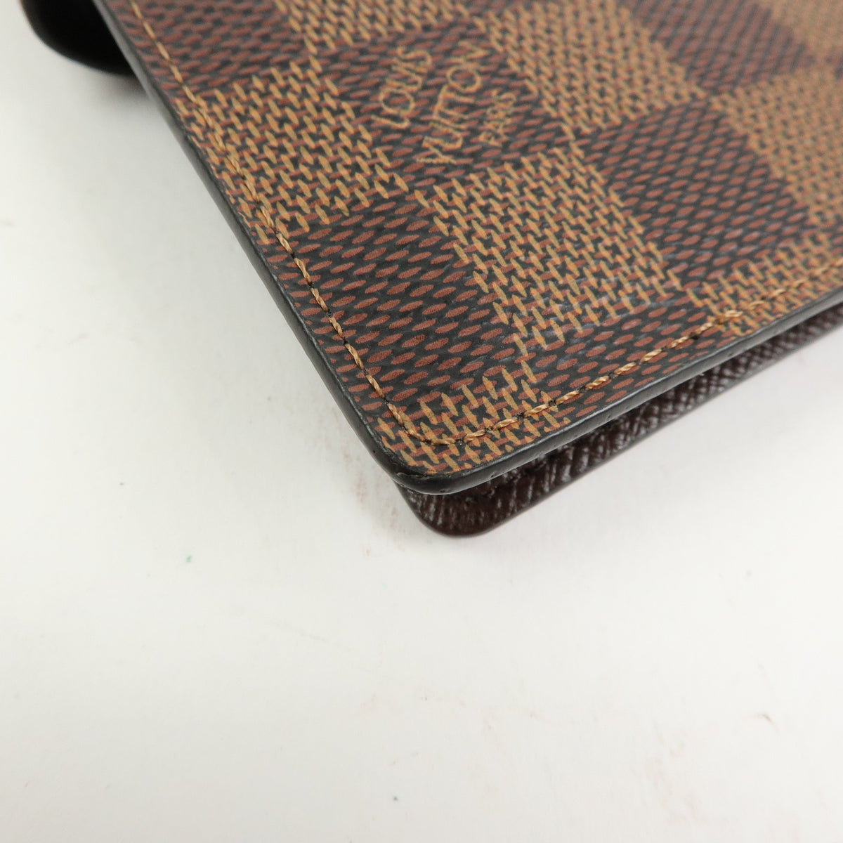 Louis Vuitton Damier Agenda PM Planner Cover Brown R20700