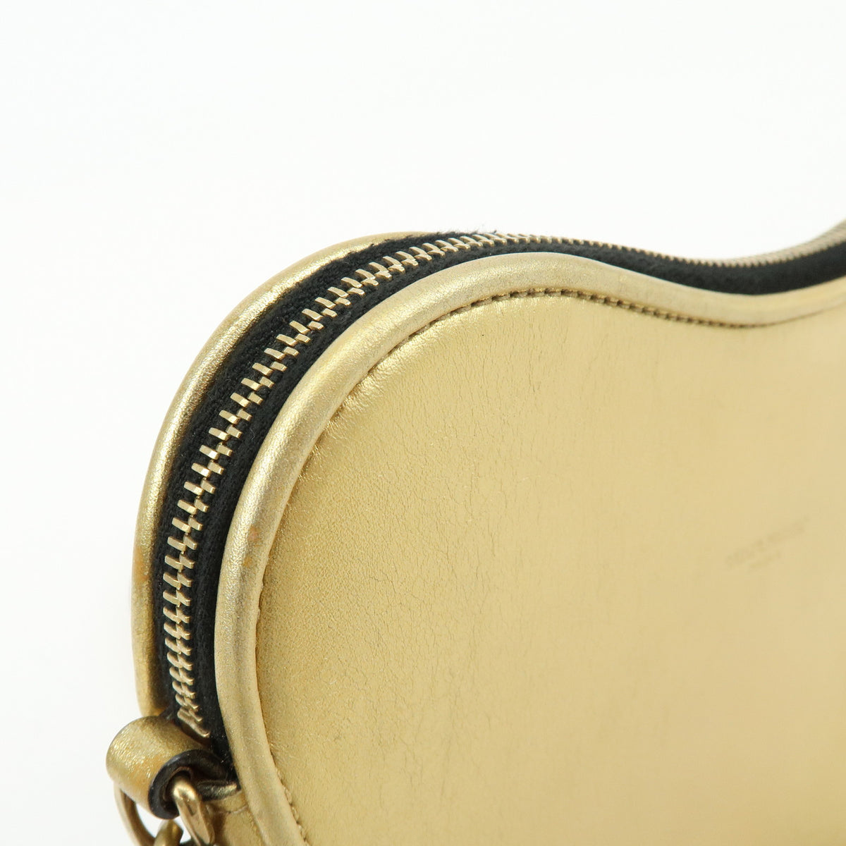 SAINT LAURENT PARIS Cassandra Leather Shoulder Bag Tassel Gold 540694
