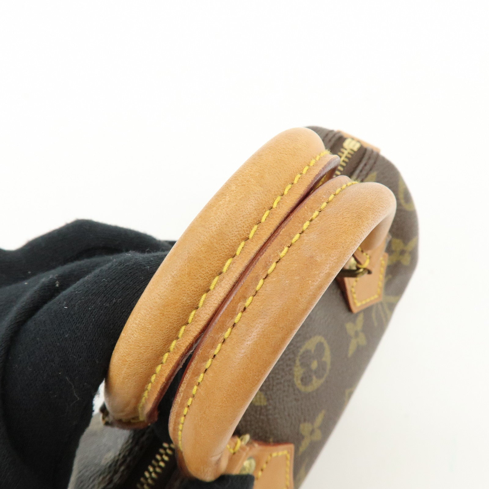 Louis Vuitton Monogram Mini Speedy Hand Bag and Strap Brown M41534 Lot