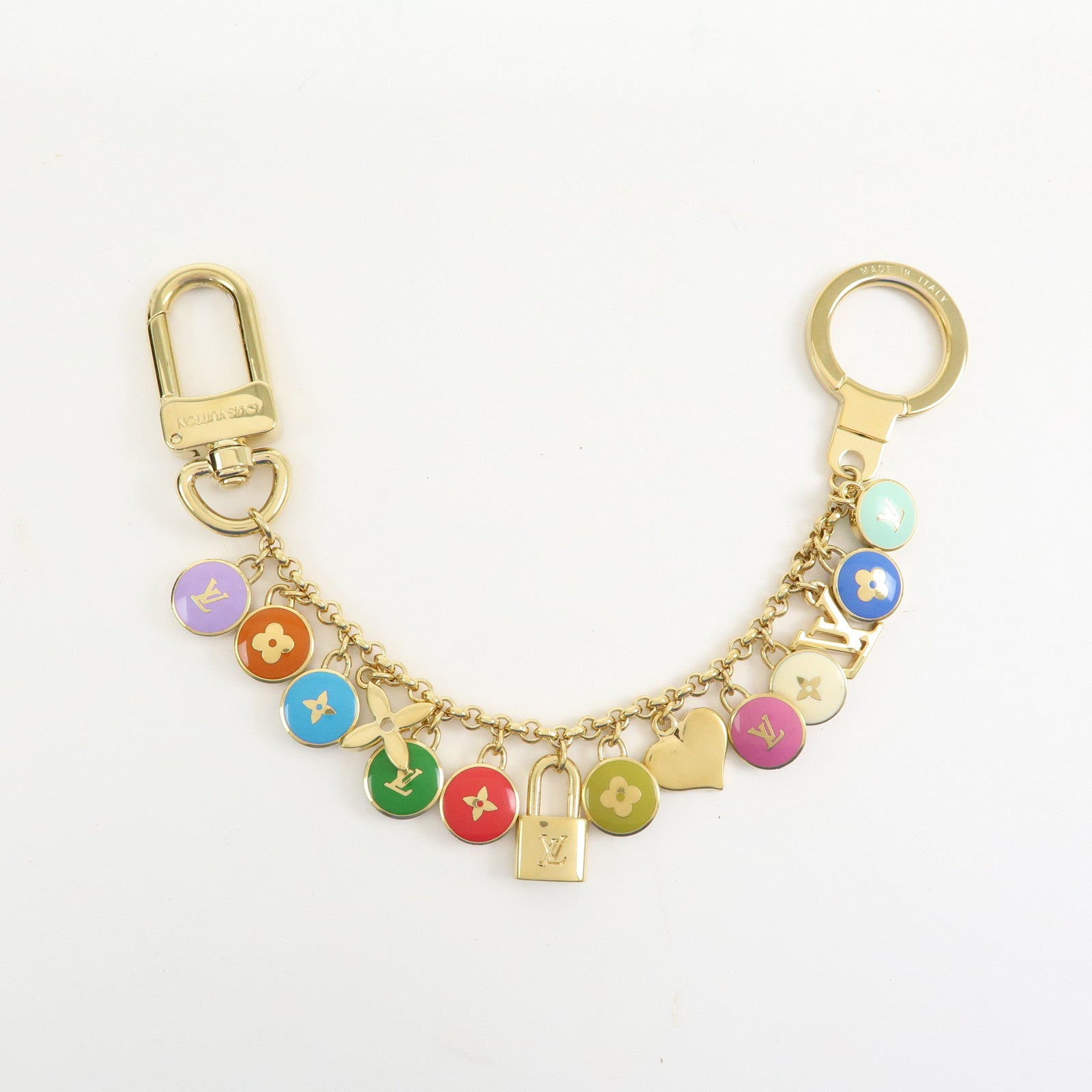 Louis Vuitton Porte Cles Chaine Pastilles Metal Key Chain M66172