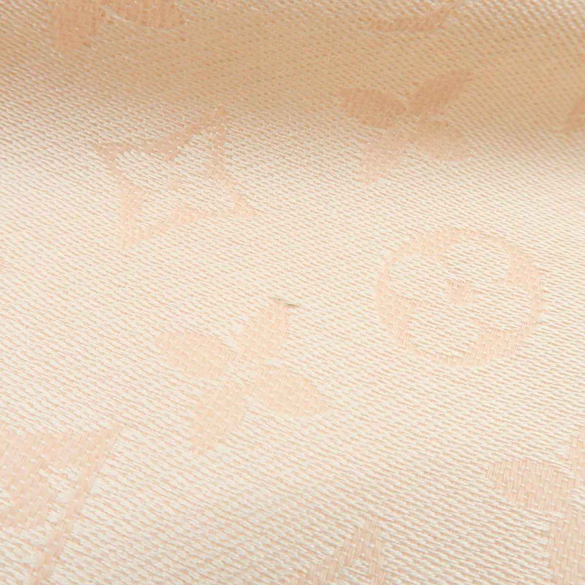 Louis Vuitton Monogram Silk Wool Scarf Shawl Light Pink