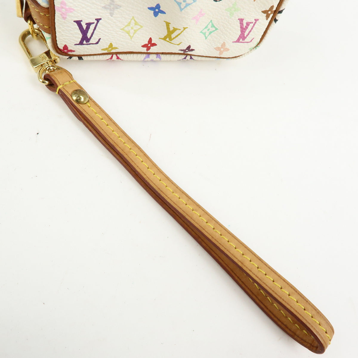 Louis Vuitton Monogram Multicolor Trousse Wapity Pouch Blanc M58033